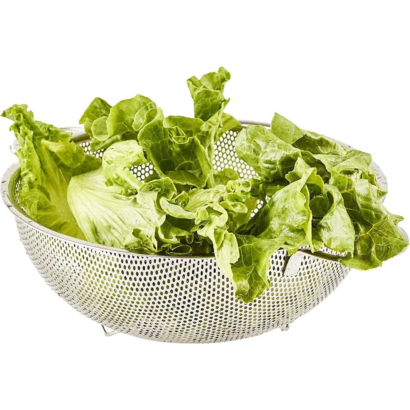 Juego de Coladores de Acero Inoxidable HÖLM - 3 Piezas (1L, 2.5L, 4.5L)