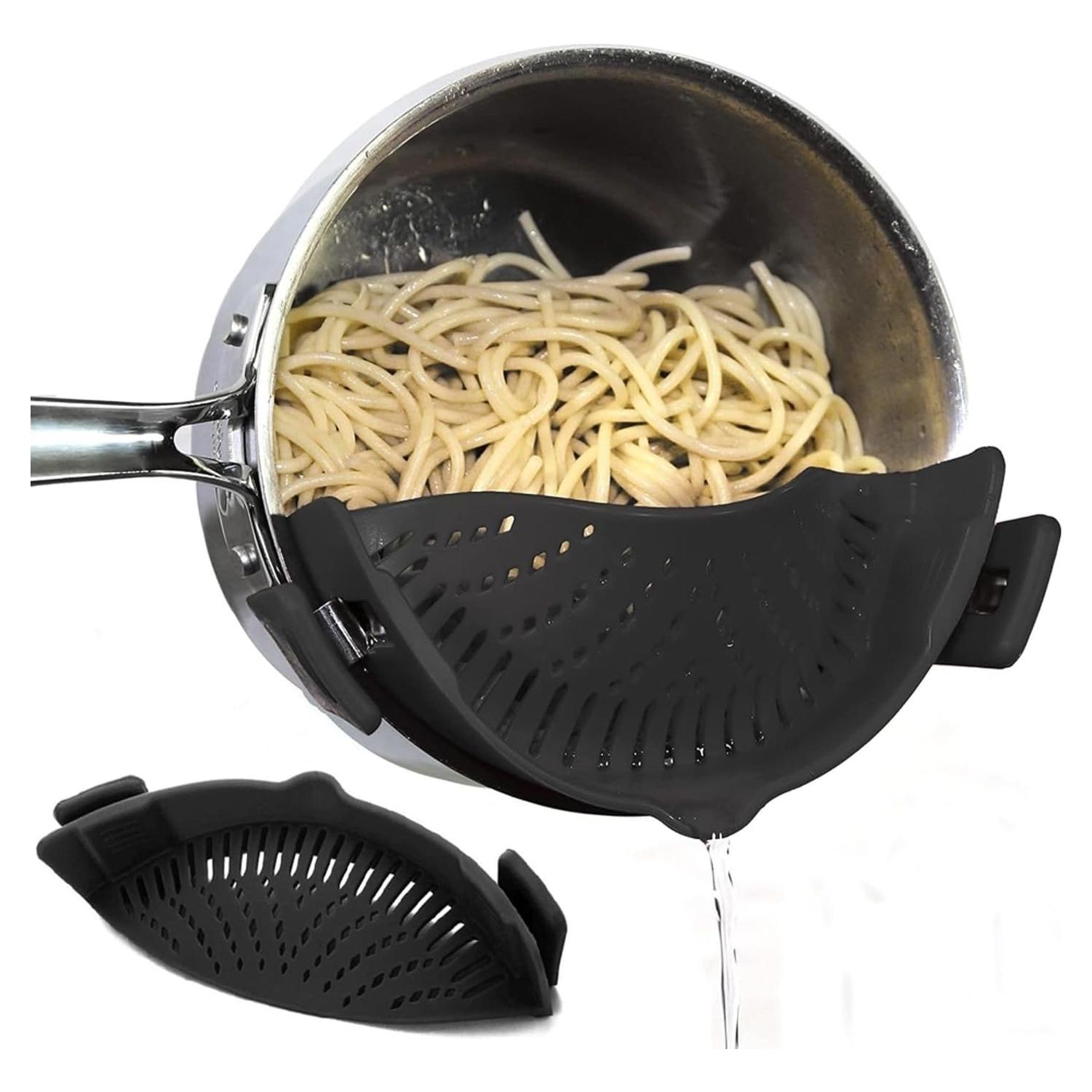 Colador Clip de Silicona LYLHZRMDGC para Pasta y Verduras