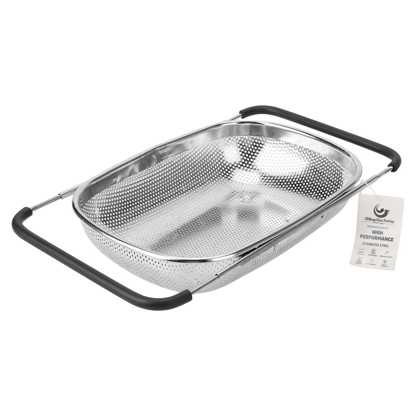 Colador de Fregadero ZDRongZhen Acero Inoxidable Expandible 36.1 cm