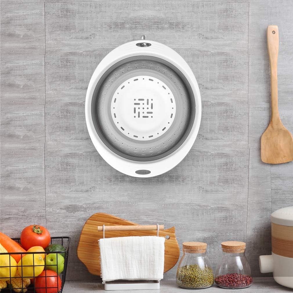 Colador Plegable QiMH 5 Cuartos para Pasta y Verduras