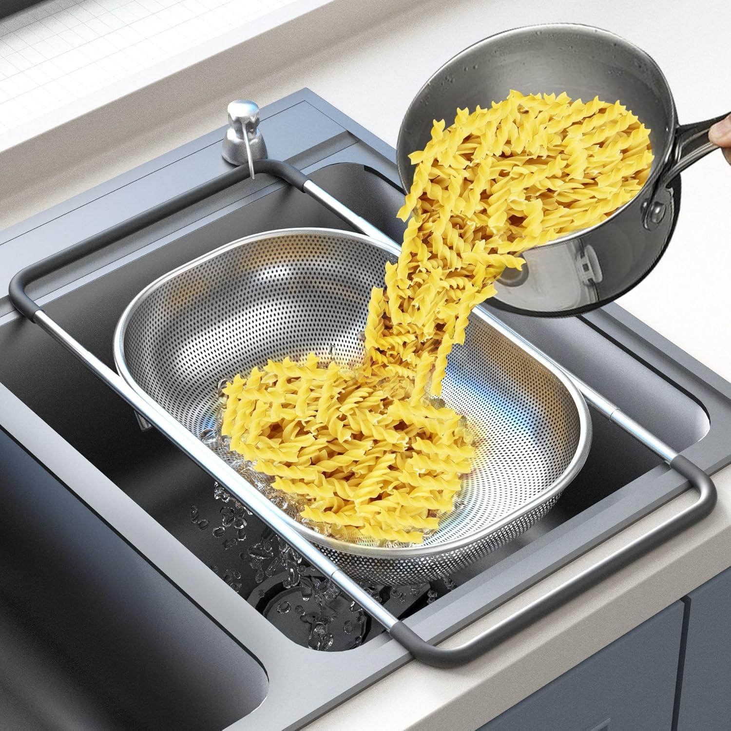 Colador de fregadero Balavina OS01 expandible acero inoxidable