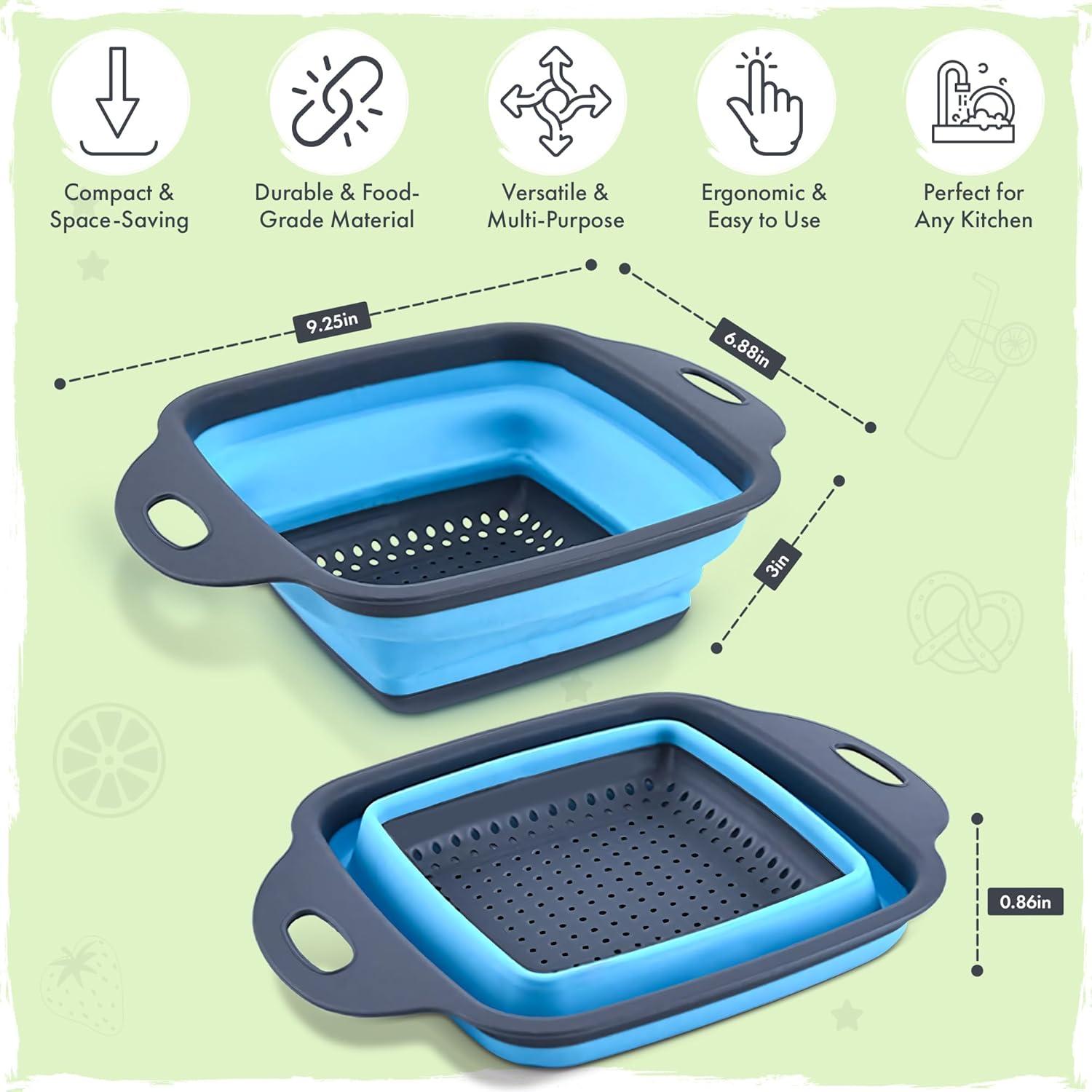 Colador Plegable de Silicona Trendsettings 26.9x24.1cm