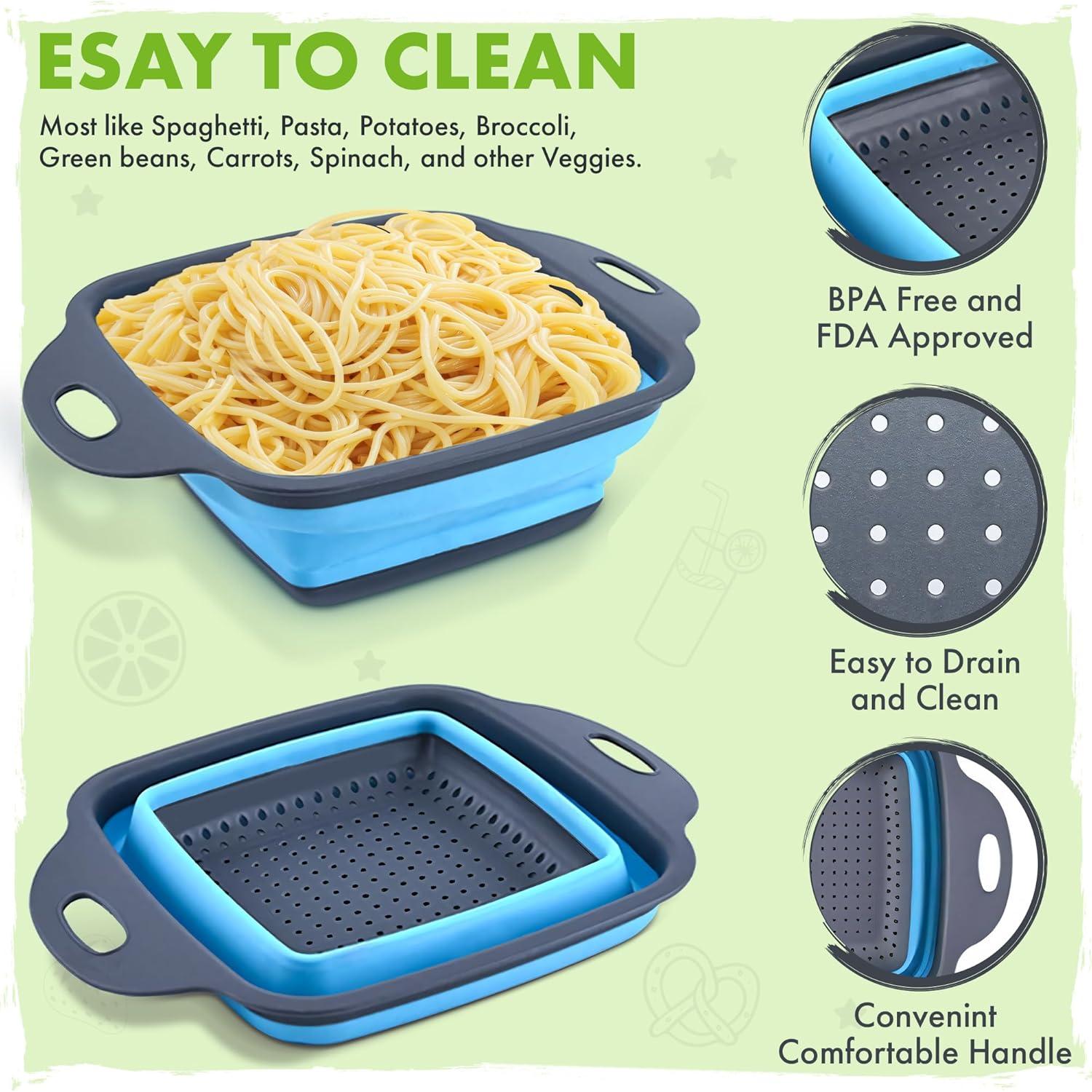 Colador Plegable de Silicona Trendsettings 26.9x24.1cm