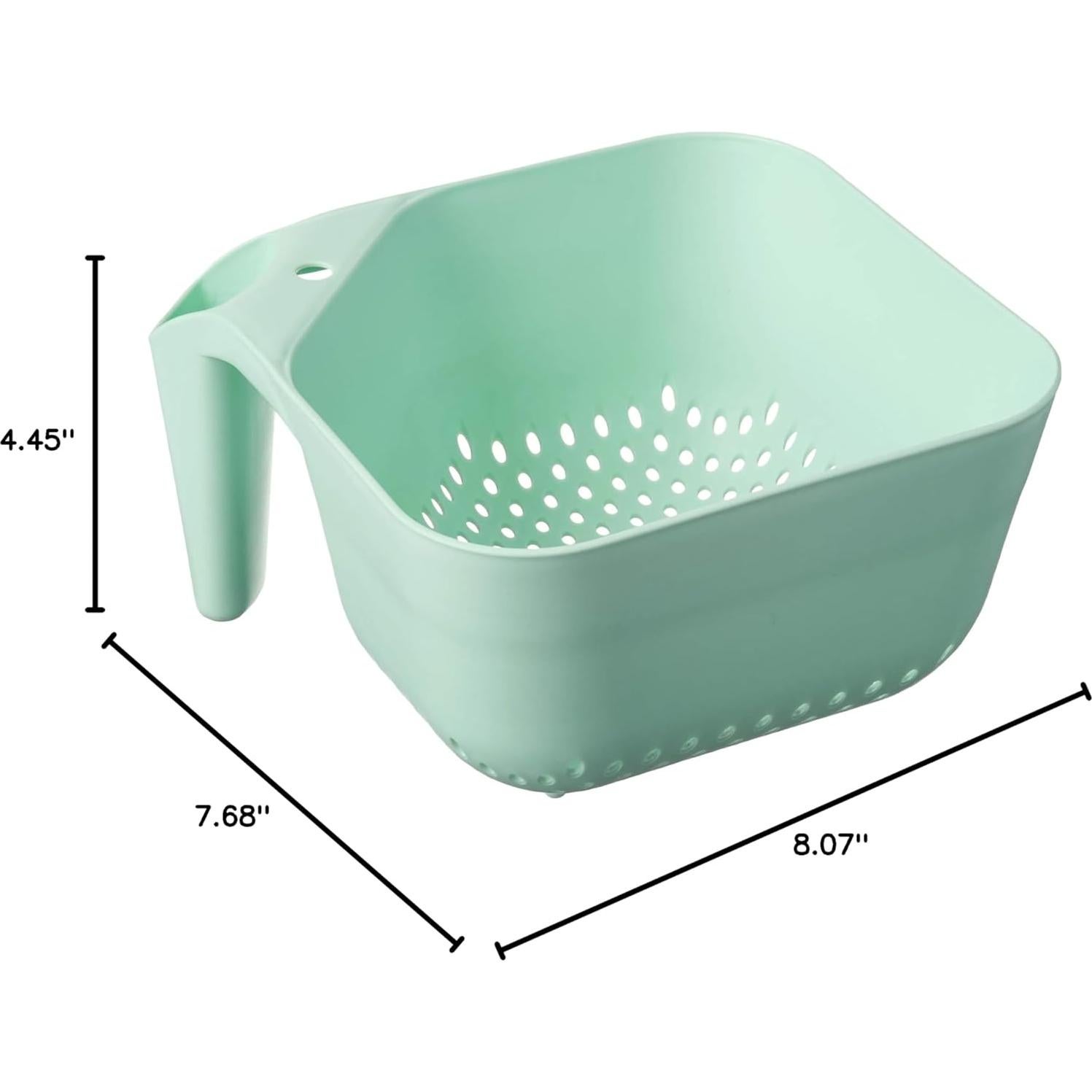 Colador Tovolo 3 Qt Libre de BPA para Pasta y Verduras Menta