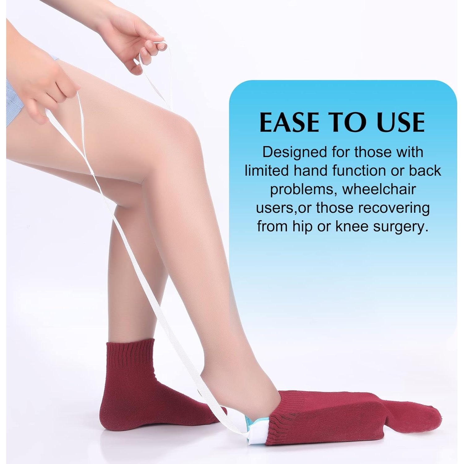 Ayuda para Calcetines Newgra - Dispositivo Asistente Azul