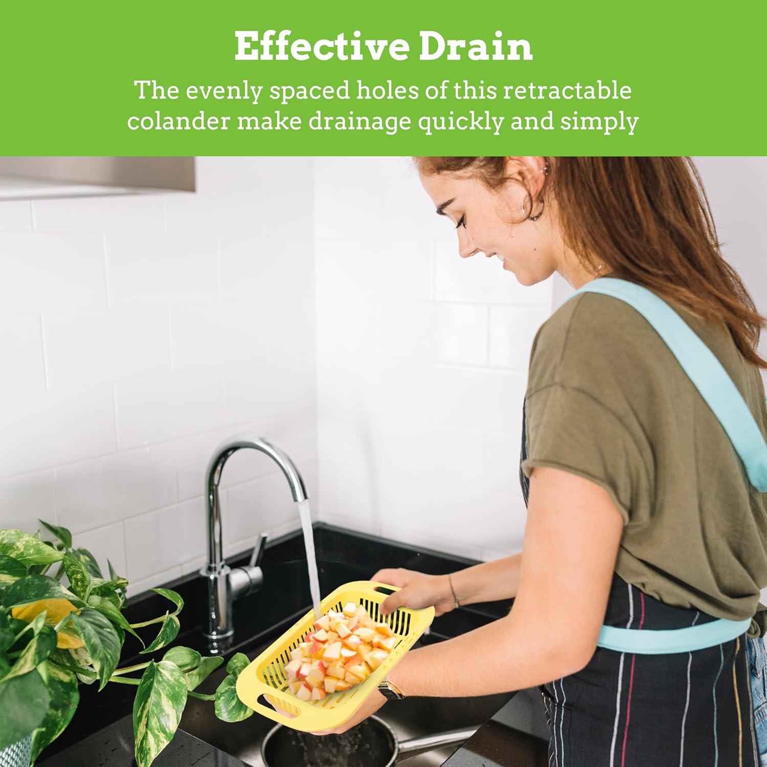 Colador Expandible sobre Fregadero Esenciales Nutridos 33 cm