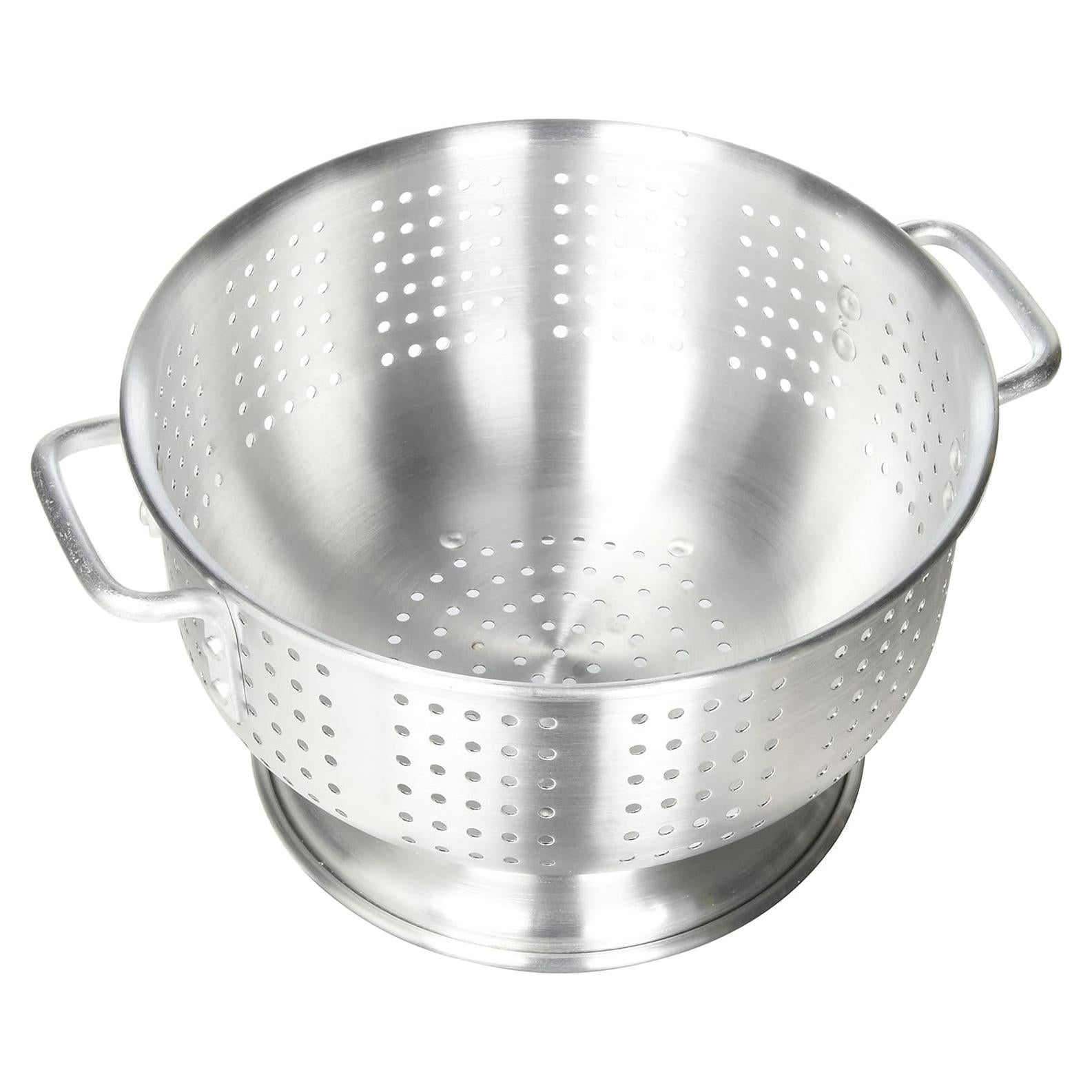 Colador de Aluminio Winco ALO-8BH con Base 7.57 Litros