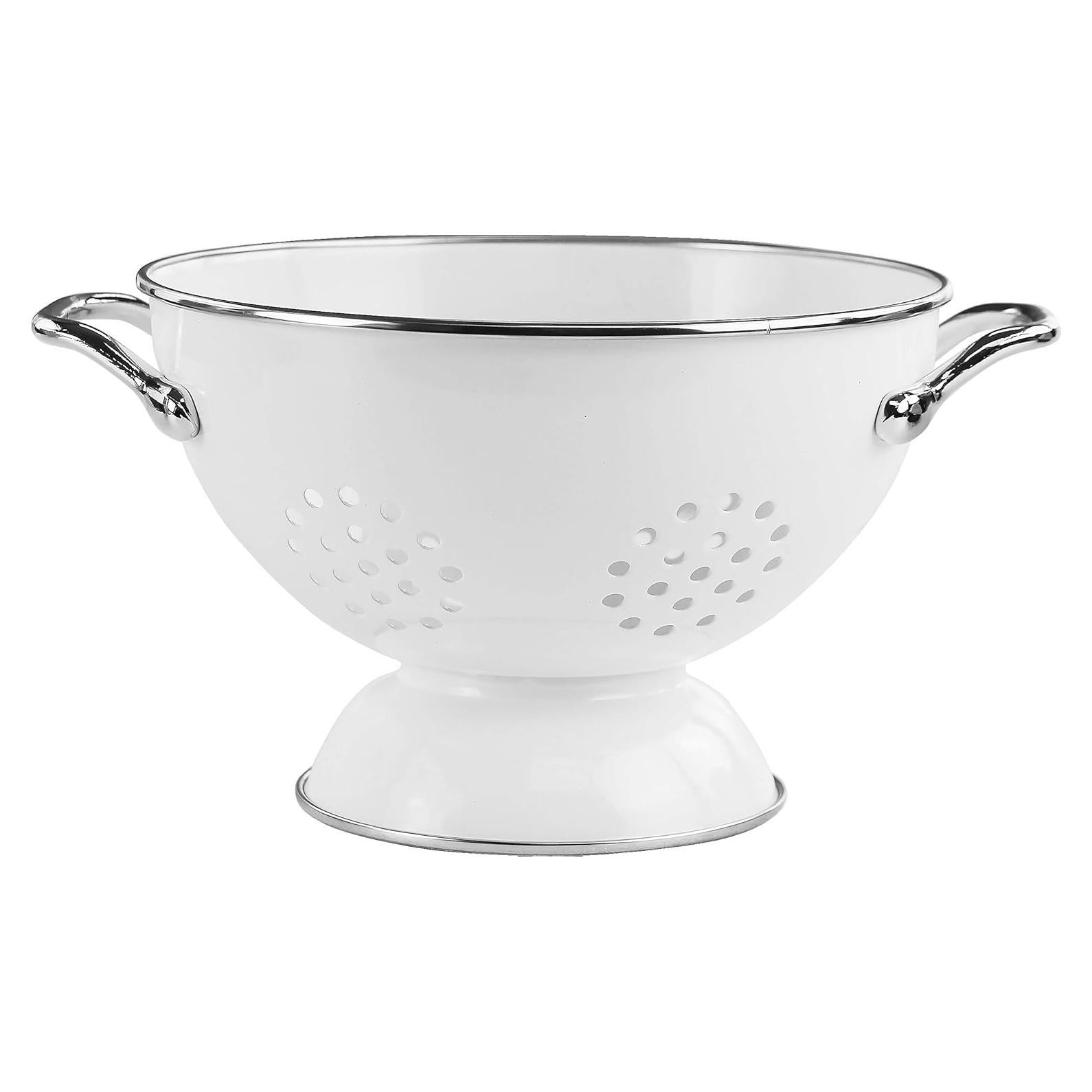 Colador de Acero Enameled Reston Lloyd 1.5L Blanco