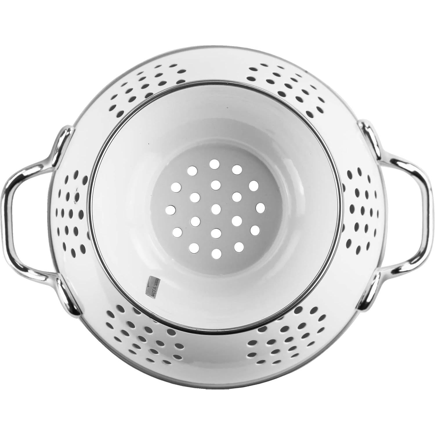 Colador de Acero Enameled Reston Lloyd 1.5L Blanco