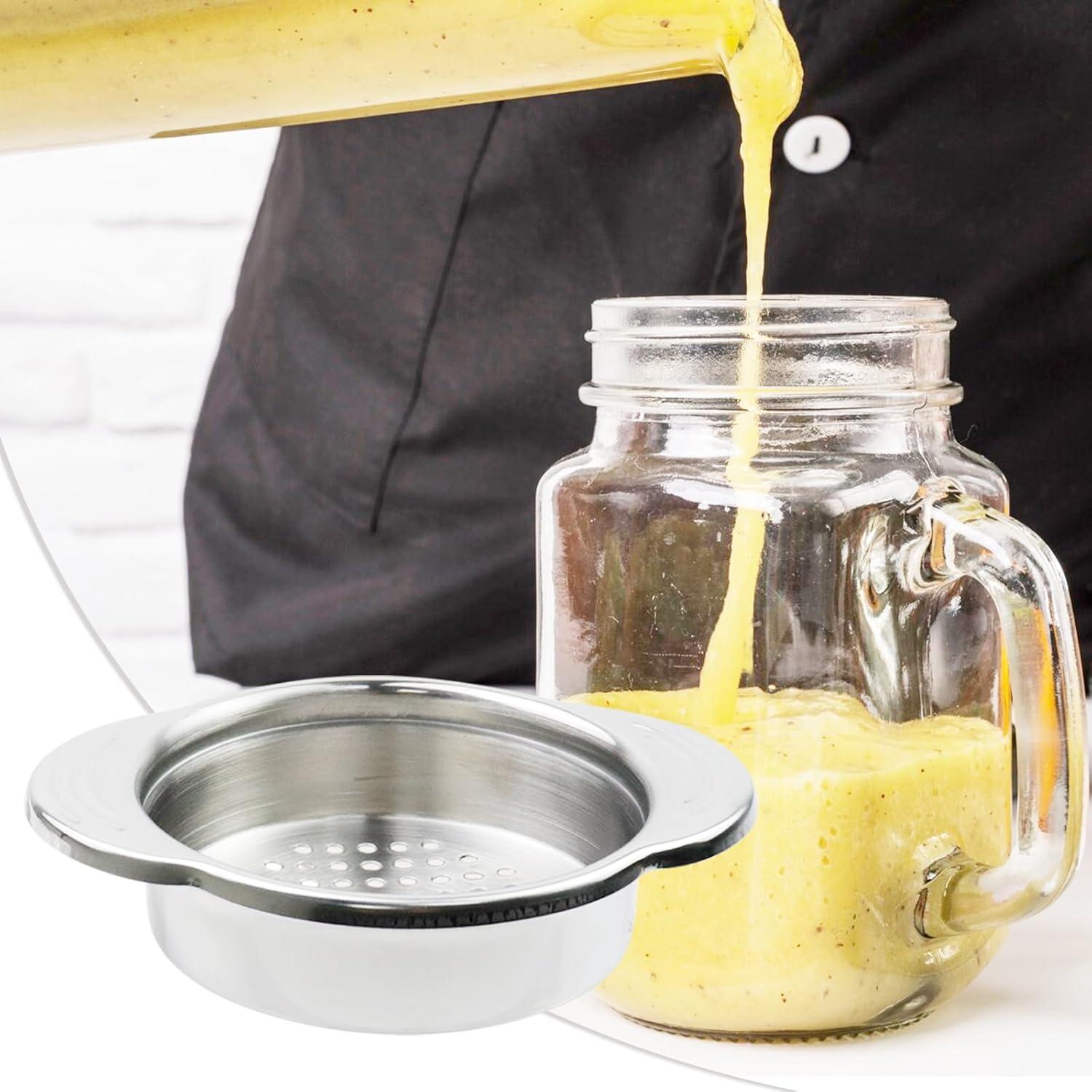 Colador de Acero Inoxidable Antrader 11.68 cm Drenaje Rápido