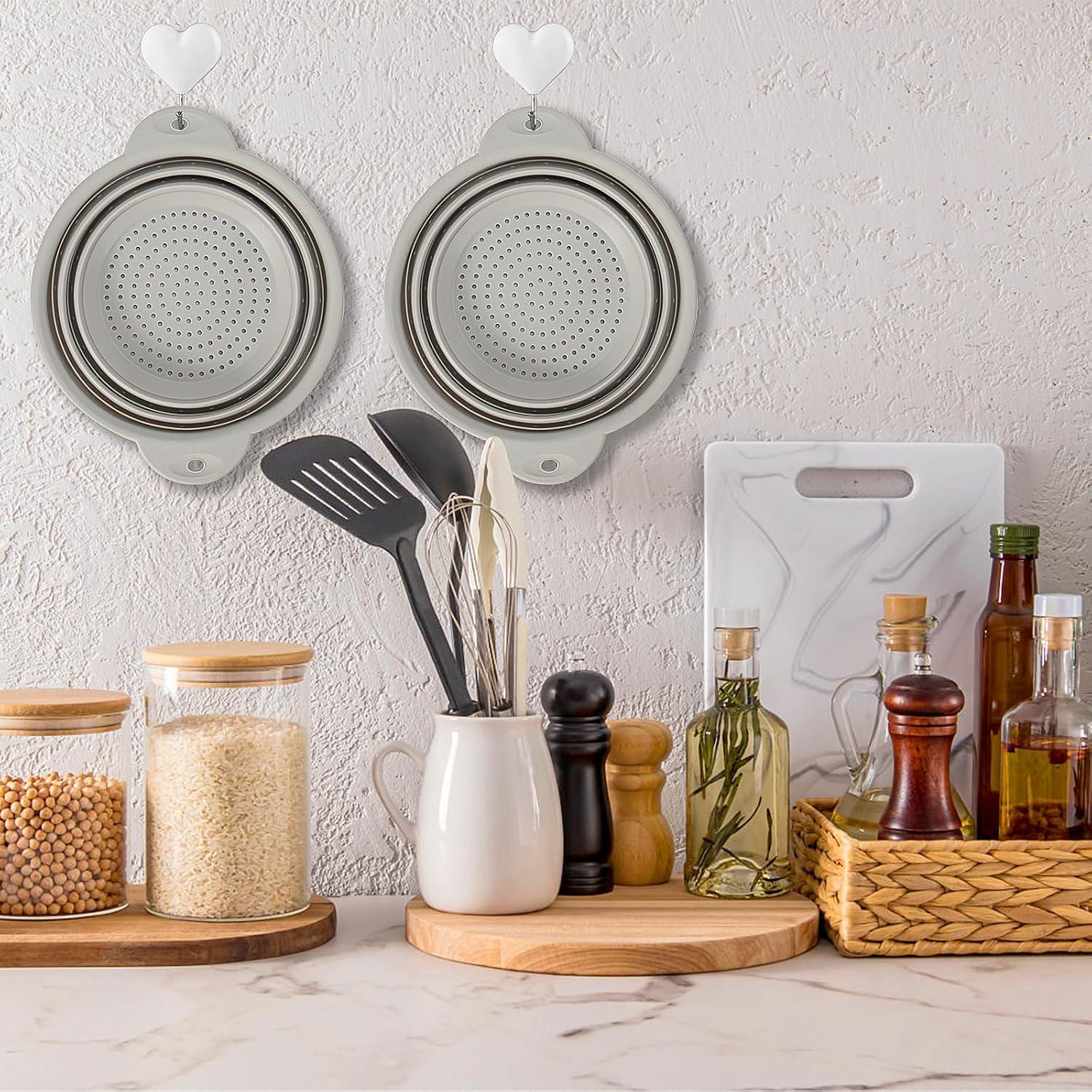 Colador Plegable de Silicona Yqlinnn 26.4 cm Apto Lavavajillas