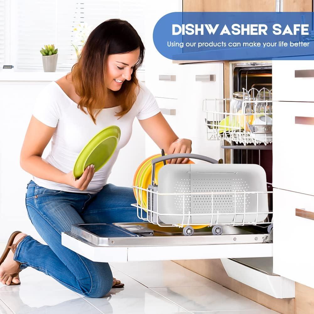 Colador Plegable WYOK Expandible 36.1 a 49.5 cm Blanco