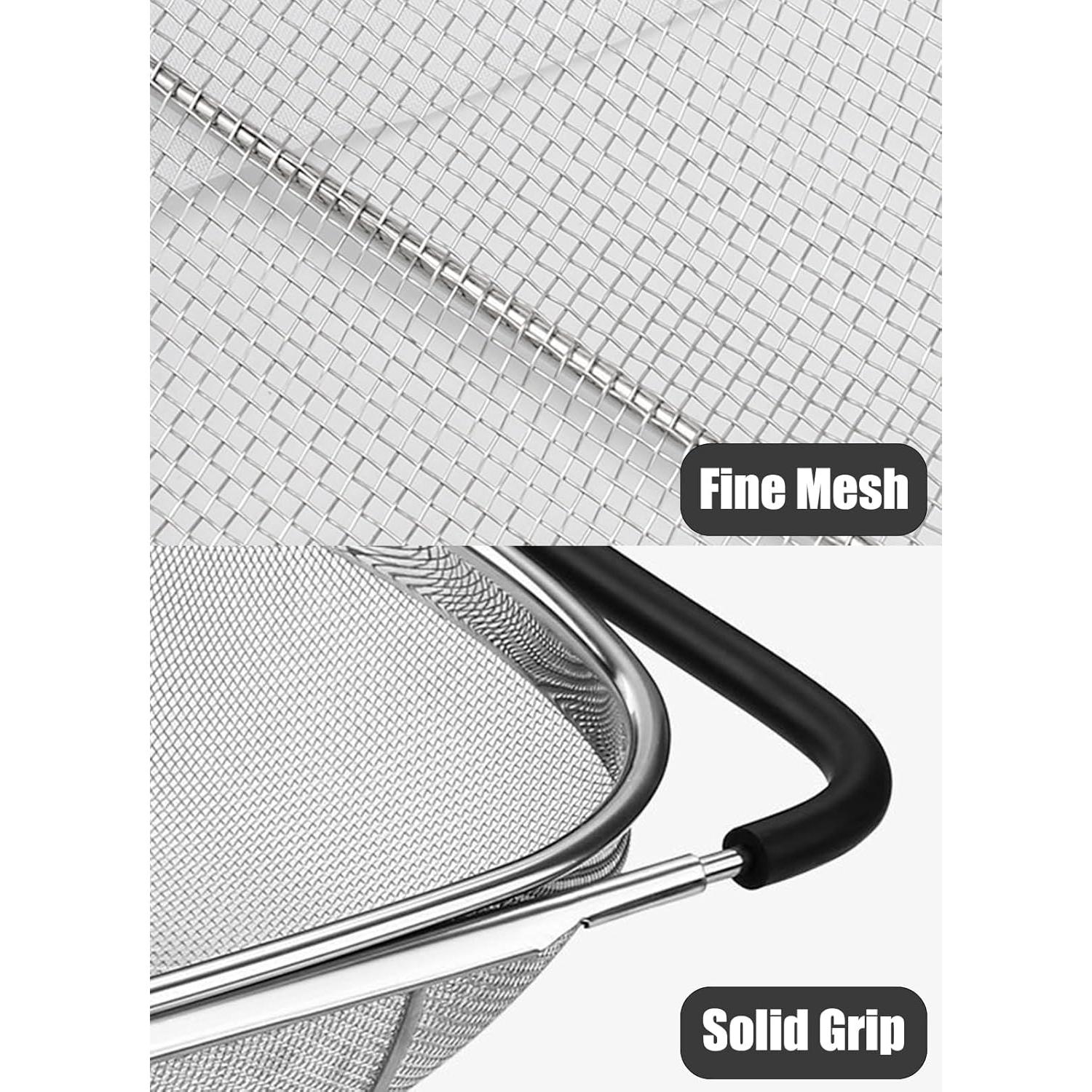 Colador de Malla Fina DOPMEP 6 Cuartos Acero Inoxidable