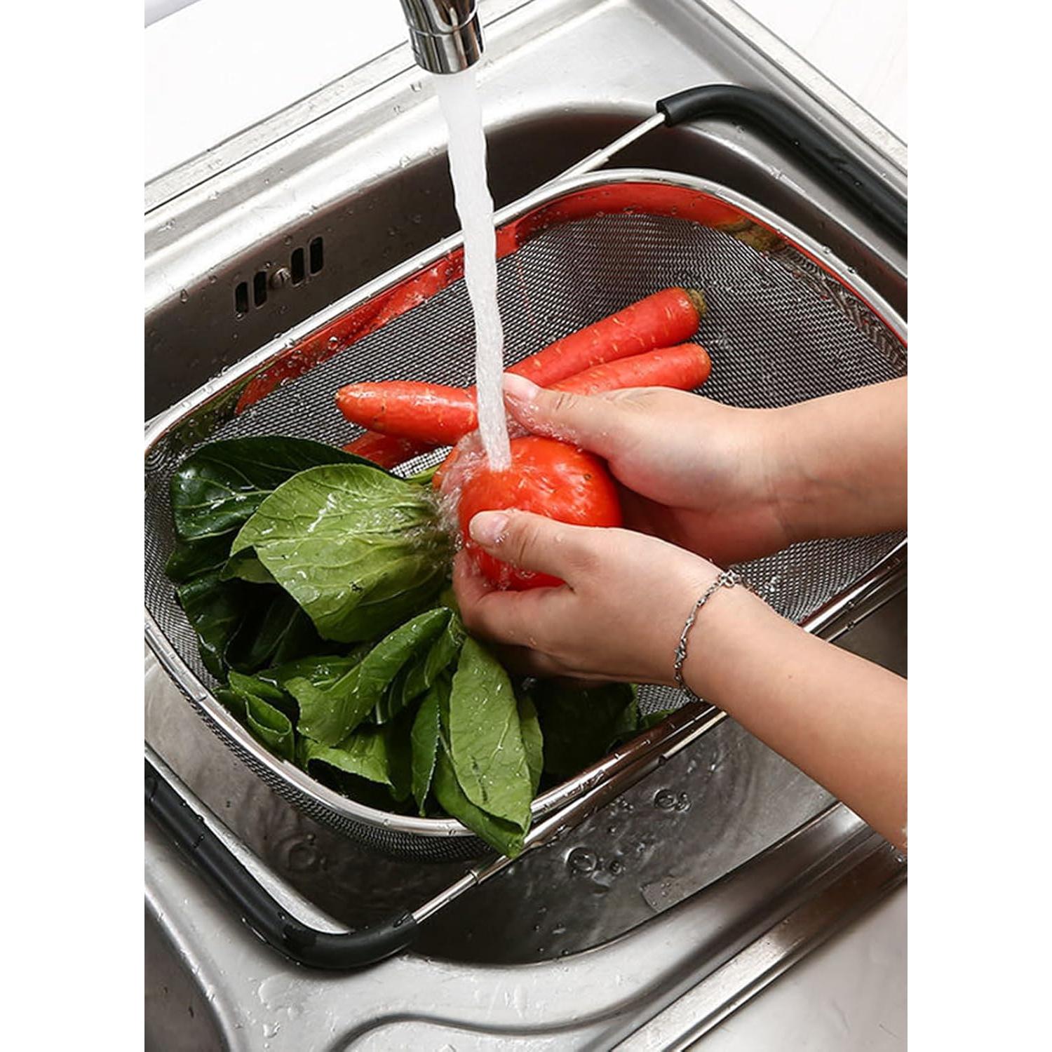 Colador de Malla Fina DOPMEP 6 Cuartos Acero Inoxidable