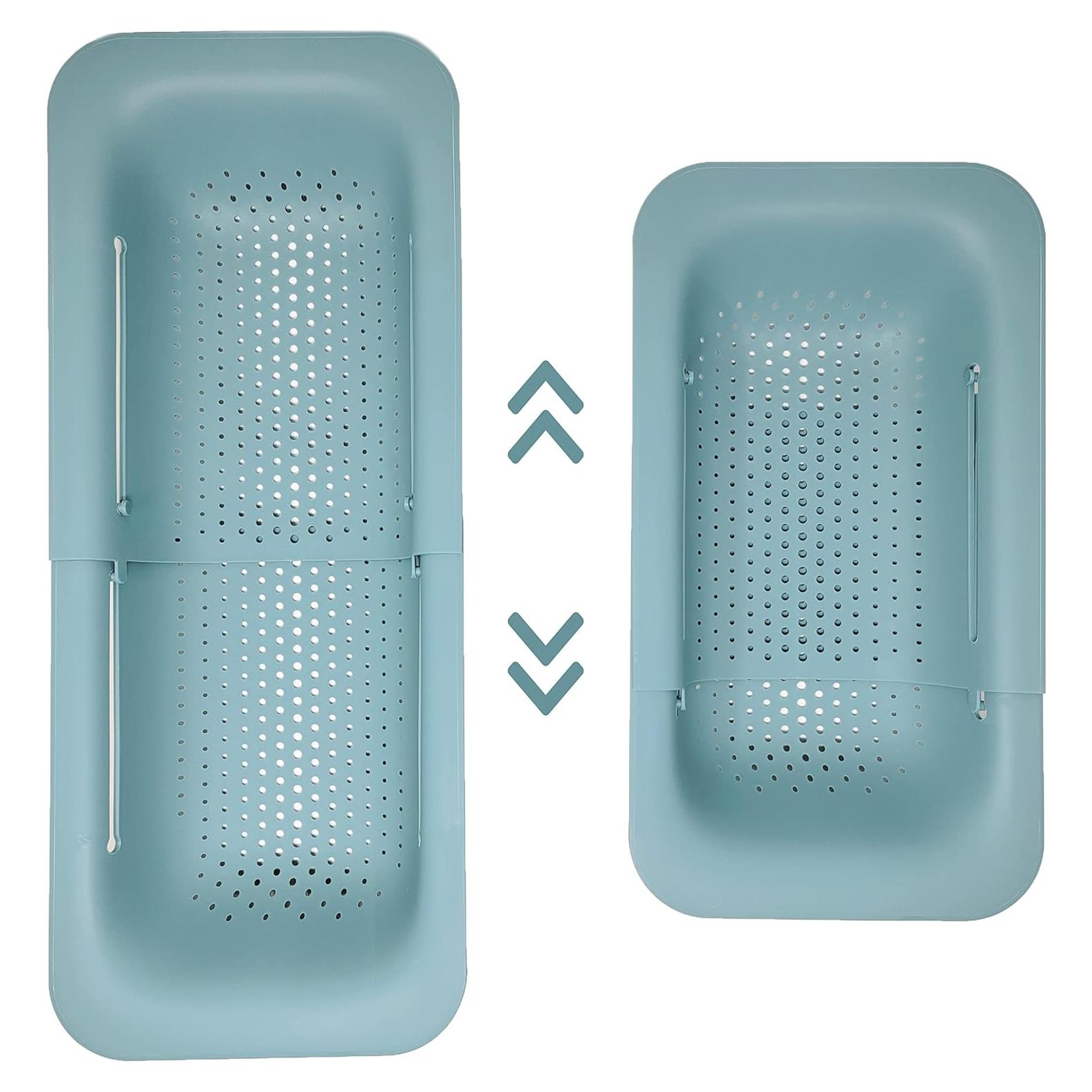 Cesto Colador Expandible Makerstep Verde 49.5x20.3 cm