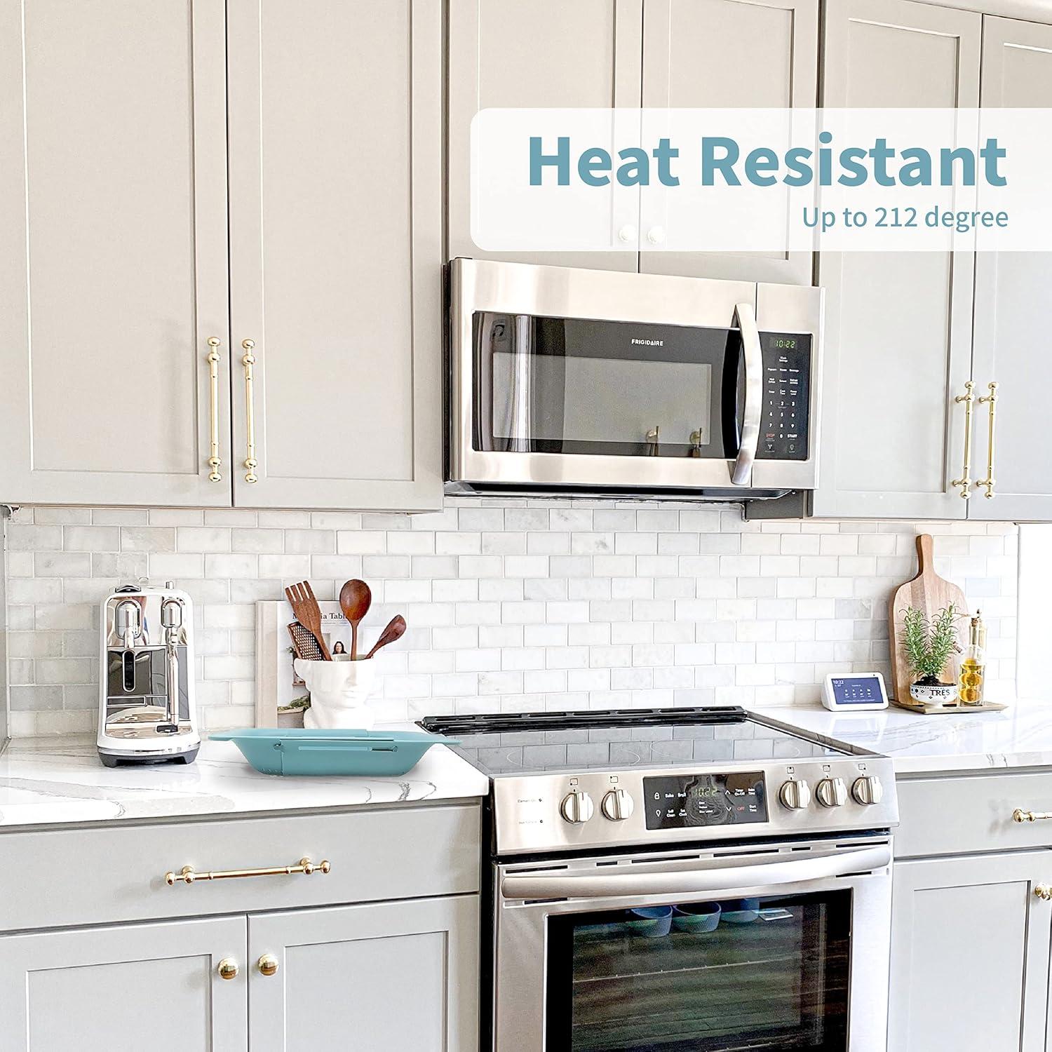 Cesto Colador Expandible Makerstep Verde 49.5x20.3 cm