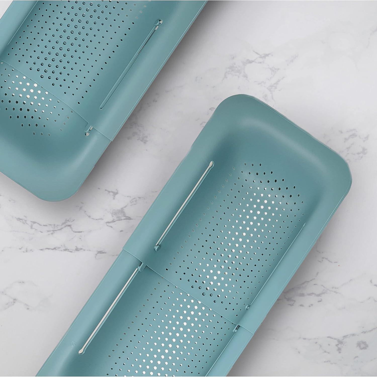 Cesto Colador Expandible Makerstep Verde 49.5x20.3 cm