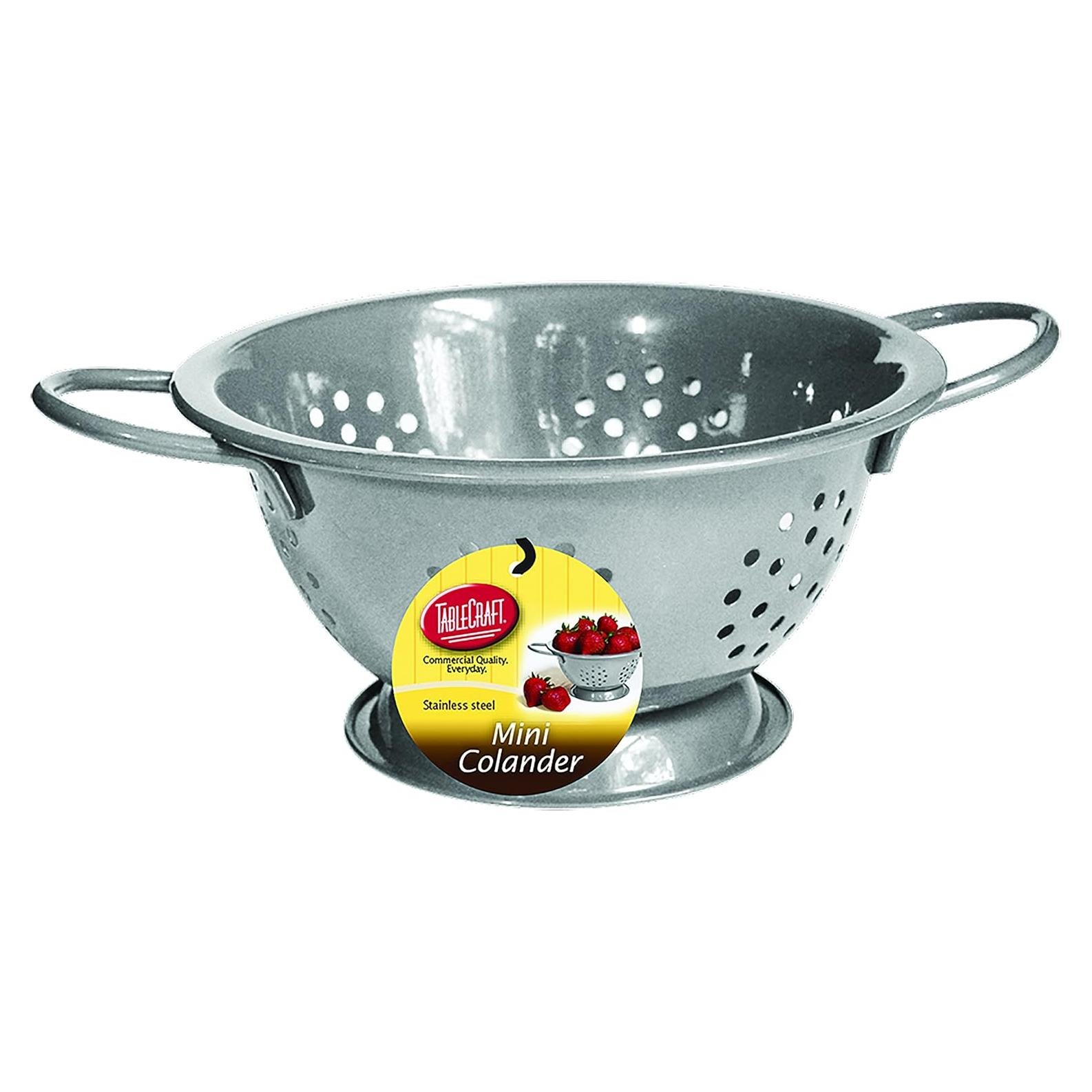 Colador Mini Tablecraft 0.75 cuartos Acero Inoxidable