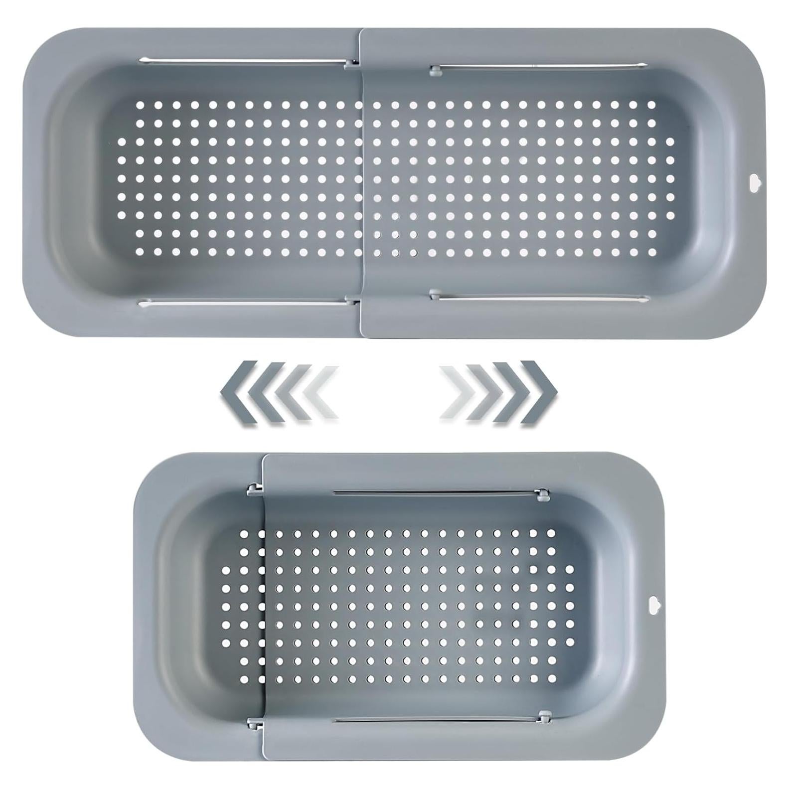 Colador de Fregadero Extensible YUNKWONG Gris 34.5-45.7 cm