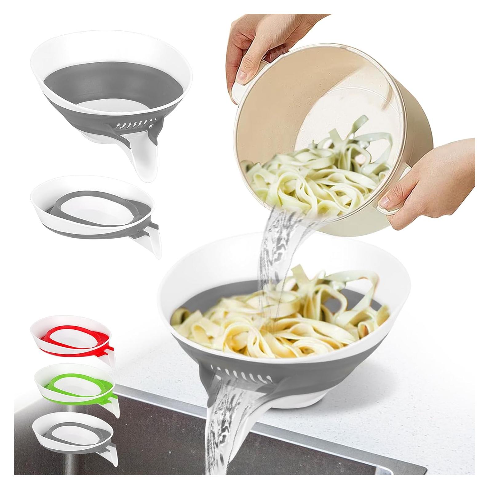 Colador Plegable AvoDov 21 cm - Multiusos y Apto Lavavajillas