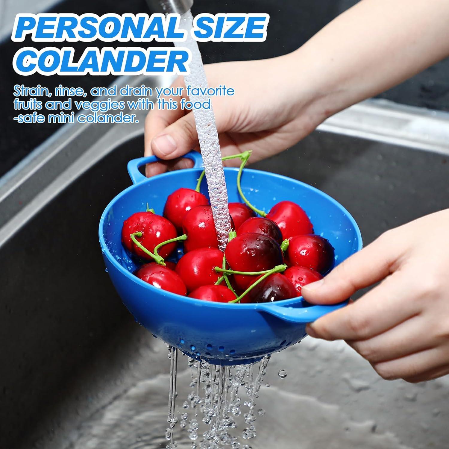 Coladores Mini de Plástico Baderke - 4 Colores 19x15cm