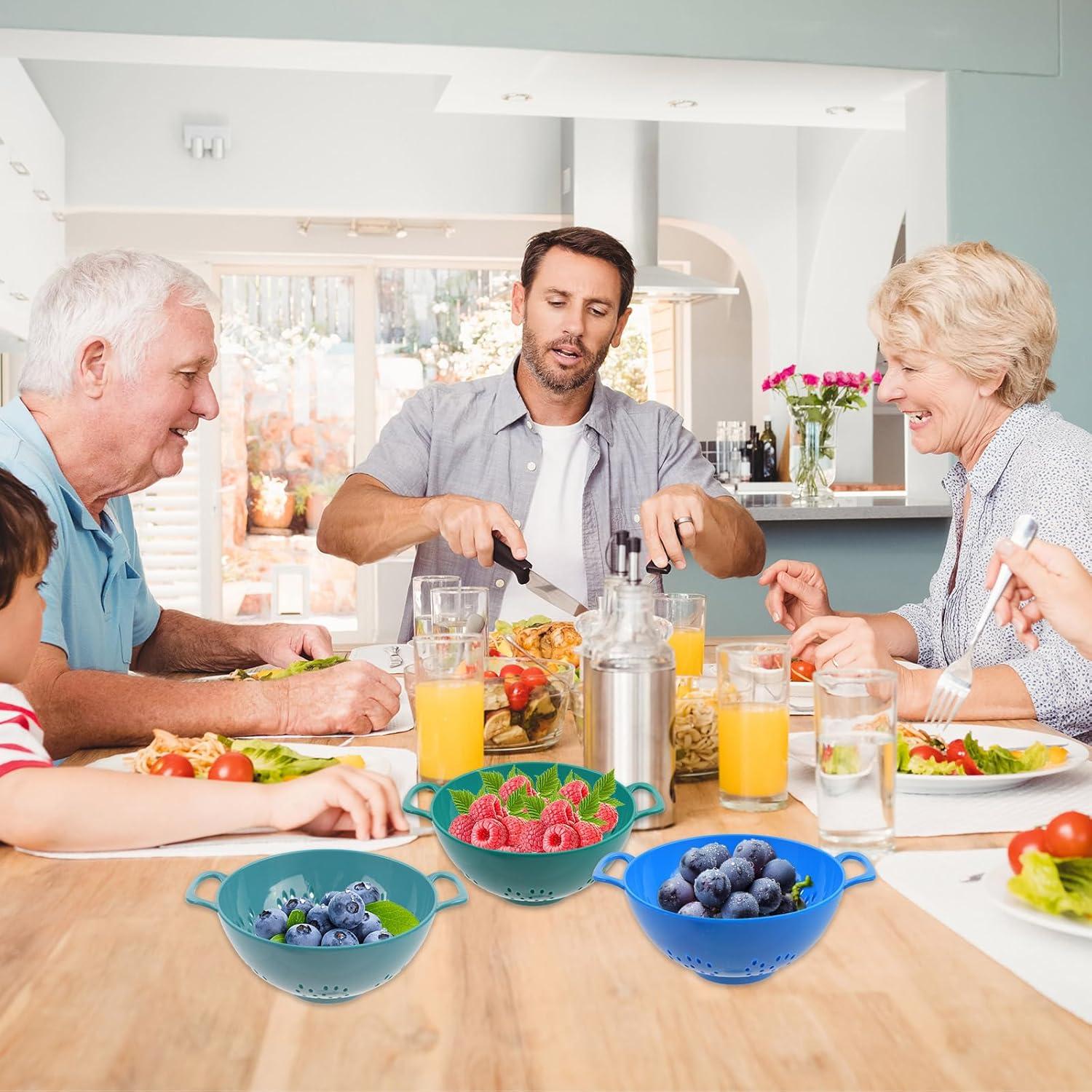 Juego de 8 Mini Coladores de Plástico YEXEXINM para Cocina