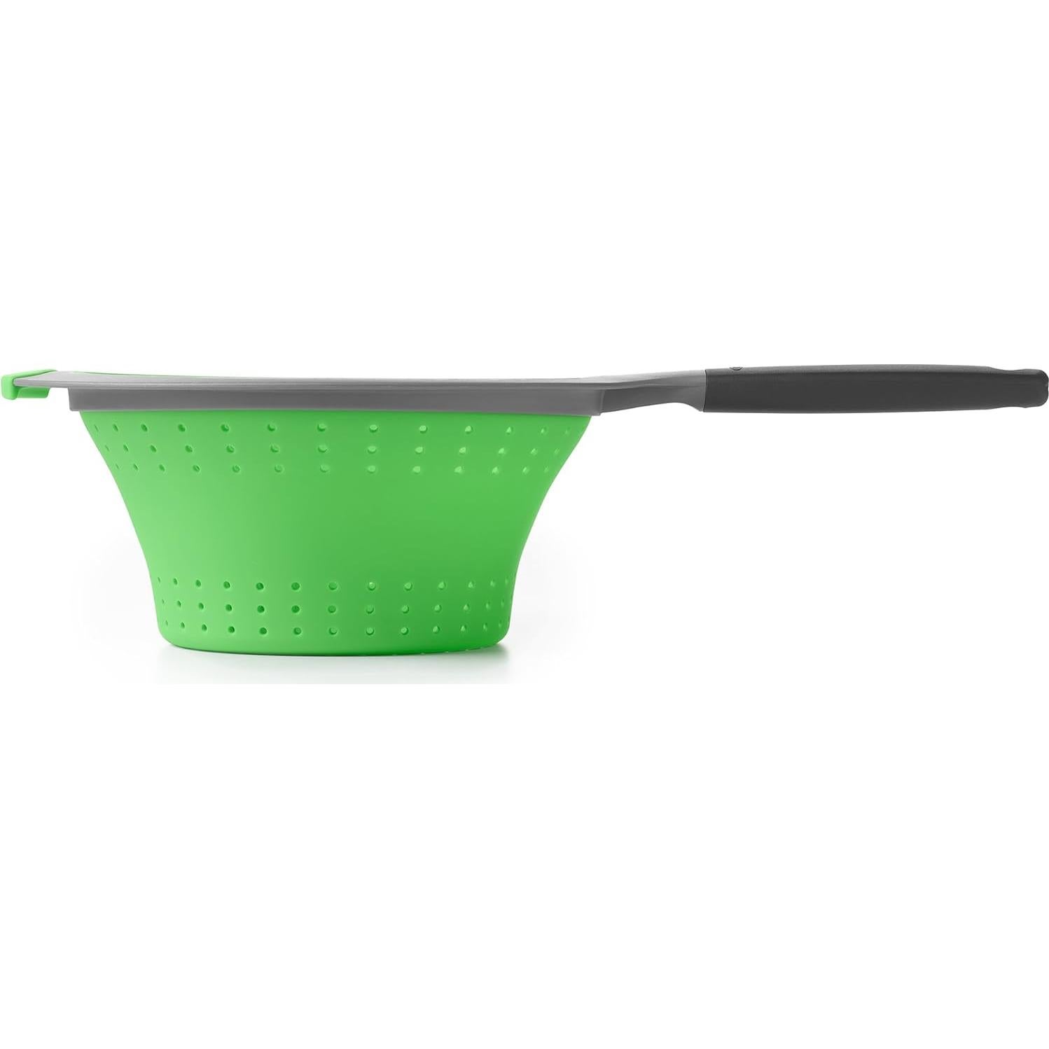 Colador Plegable de Silicona OXO Good Grips 2 Cuartos Verde