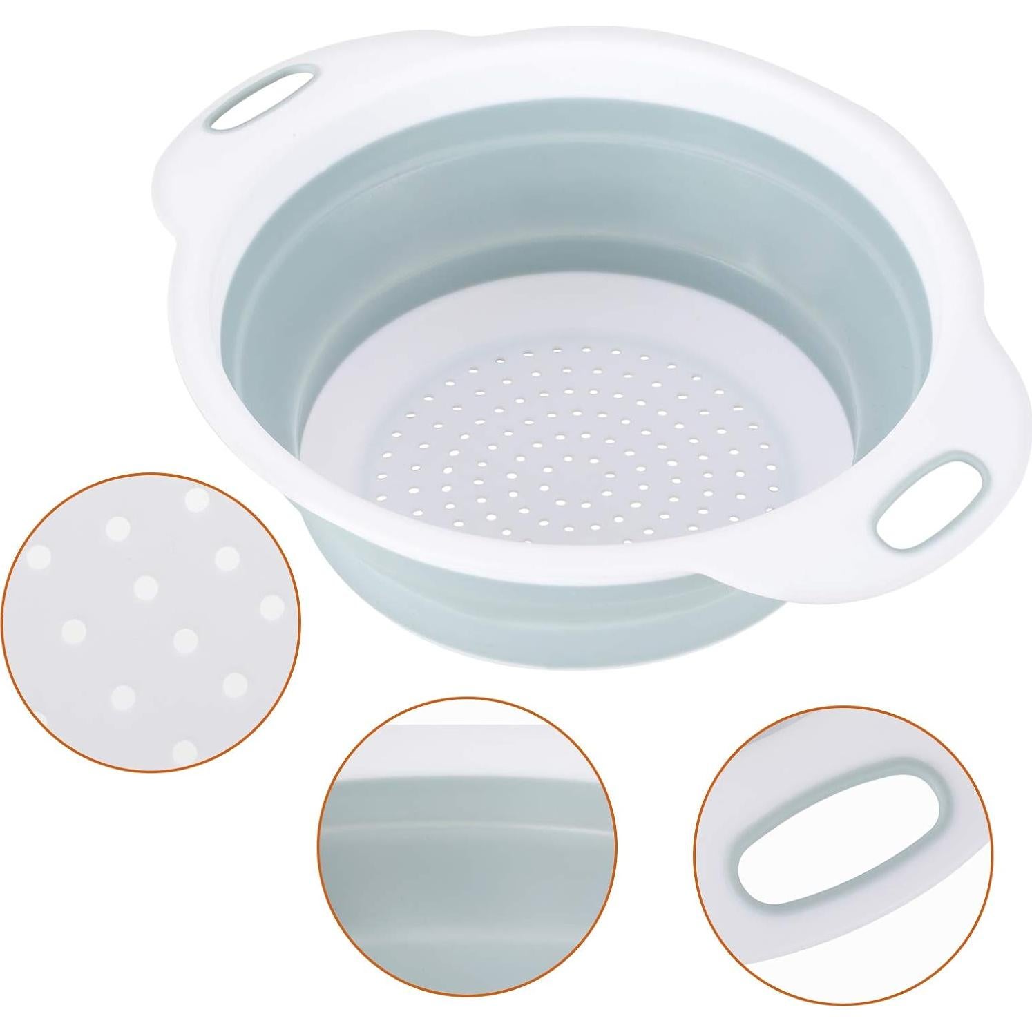 Colador Plegable Dekostar 6 Cuartos con Mangos Extensibles