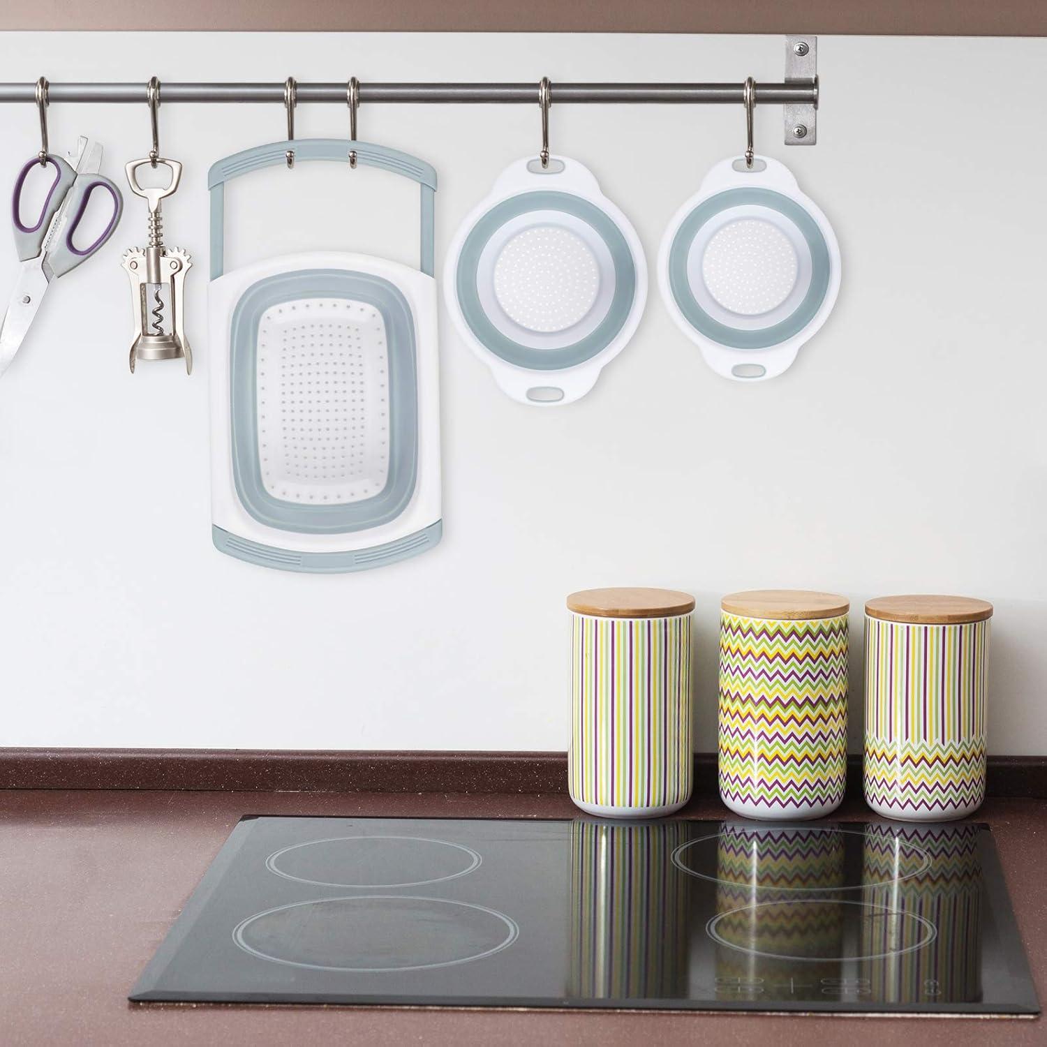 Colador Plegable Dekostar 6 Cuartos con Mangos Extensibles