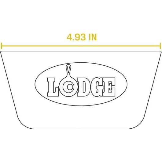Soporte de Mango de Silicona Lodge BOLD Gris 12.7x6.03 cm