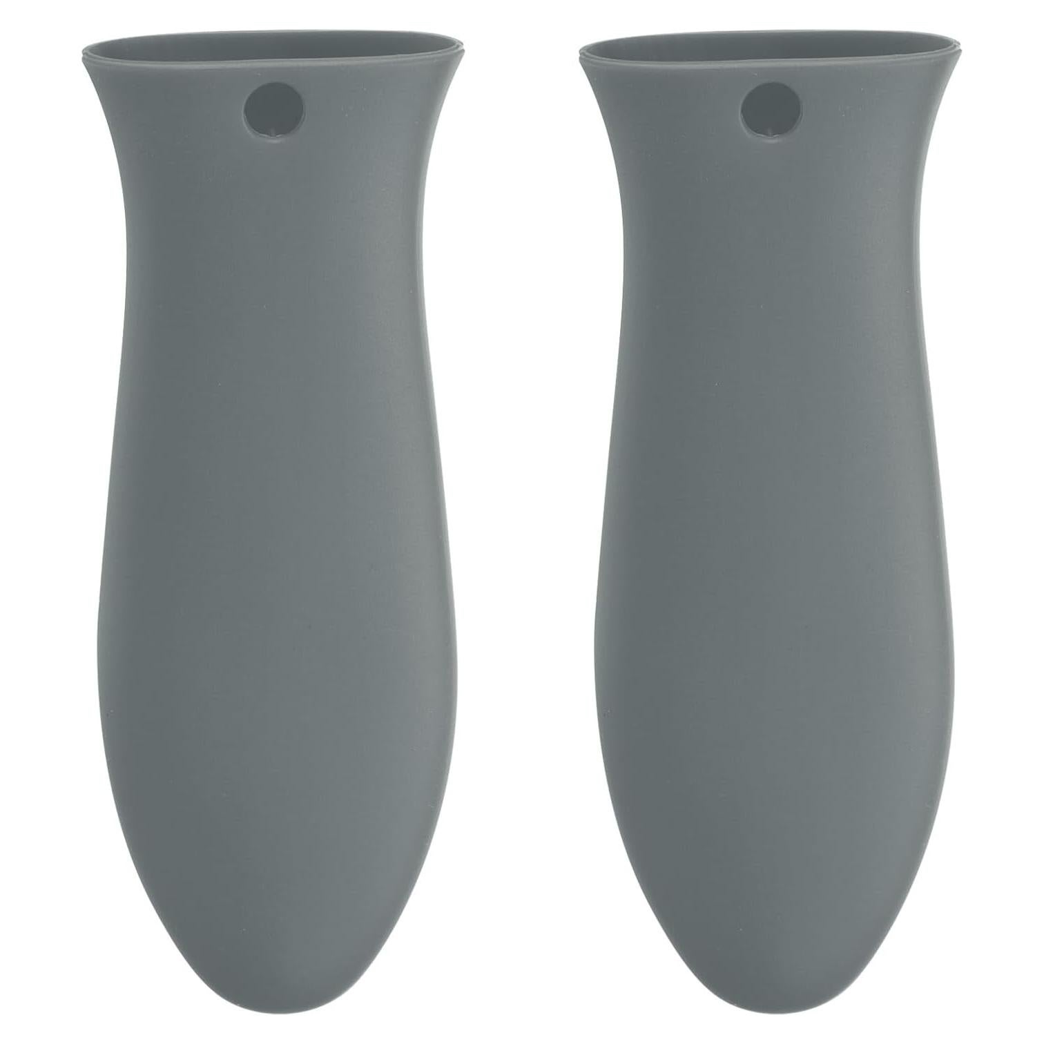 Fundas de Mango de Silicona uxcell 2 Piezas Gris 14cm