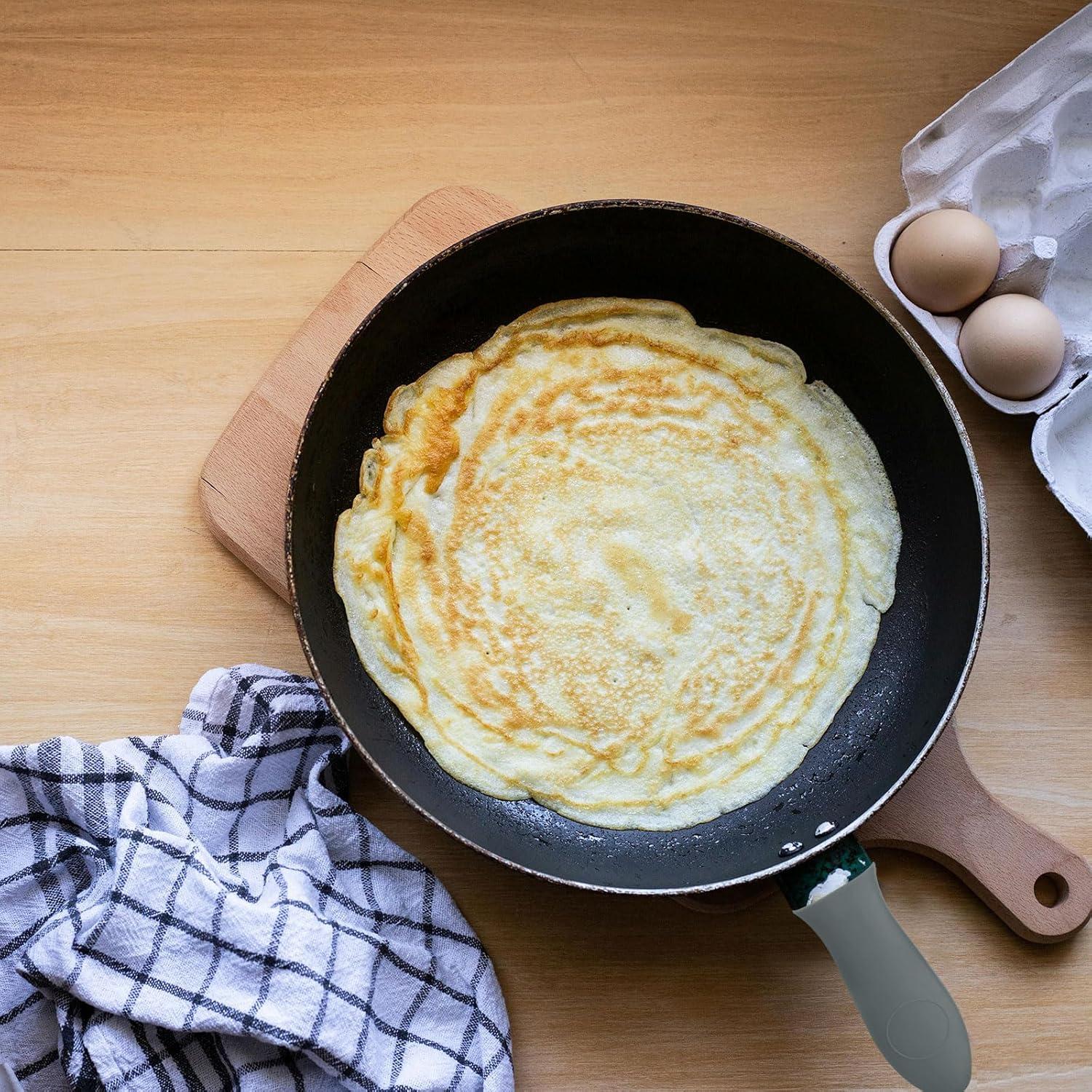 Fundas de Mango de Silicona uxcell 2 Piezas Gris 14cm