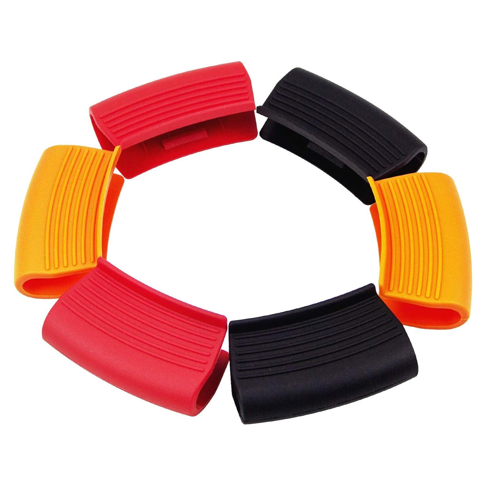 6 Fundas de Mango de Silicona T4U888 Antideslizantes