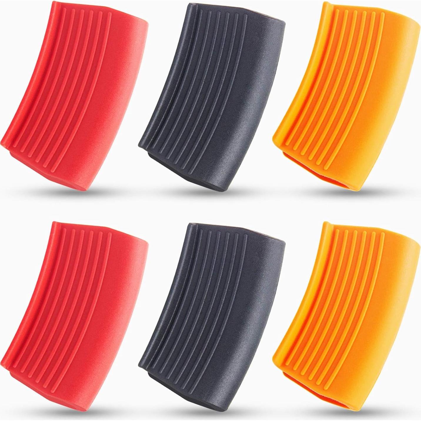 6 Fundas de Mango de Silicona T4U888 Antideslizantes