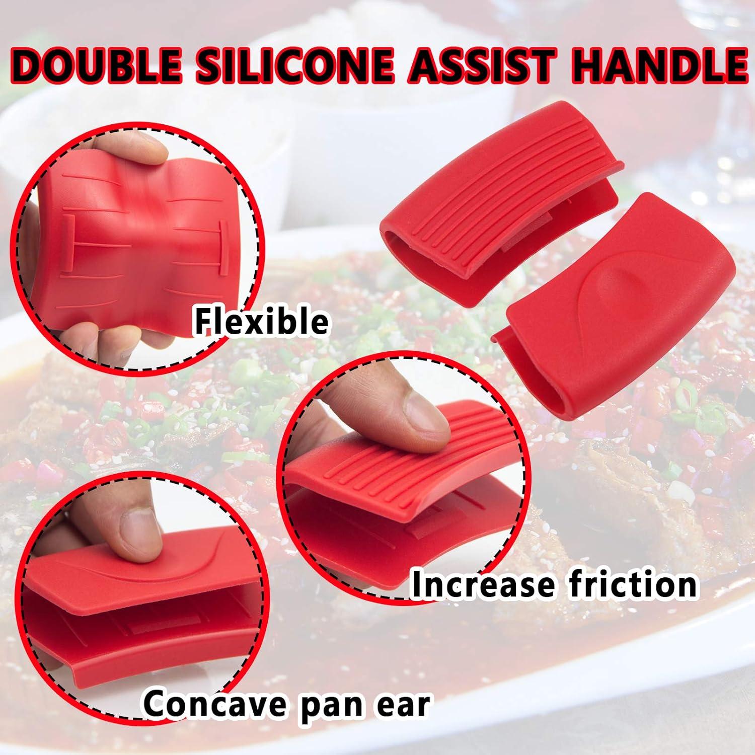 6 Fundas de Mango de Silicona T4U888 Antideslizantes