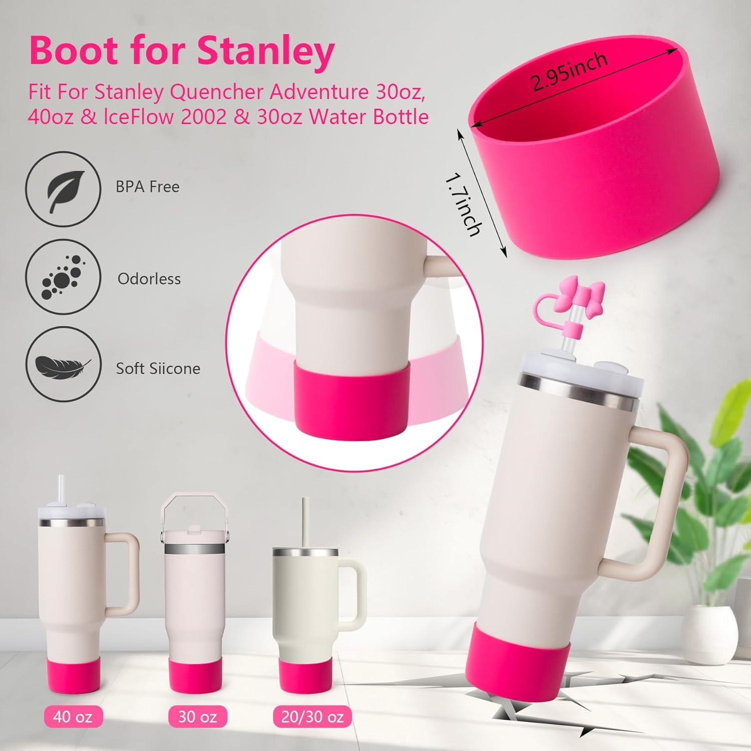 Juego de Accesorios JINHCHIF para Stanley Cup 30/40 oz - Funda, Correa y Encantos