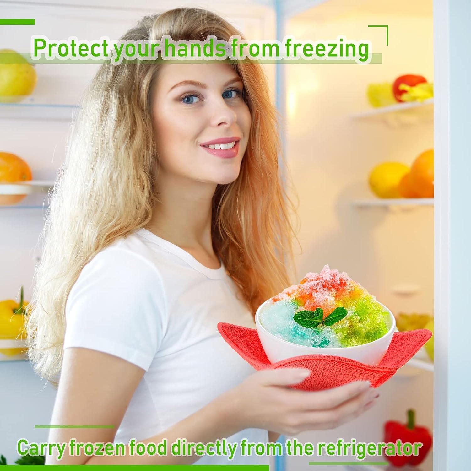 8 Sujetadores de Tazones Patelai - Microfibra, A prueba de Calor