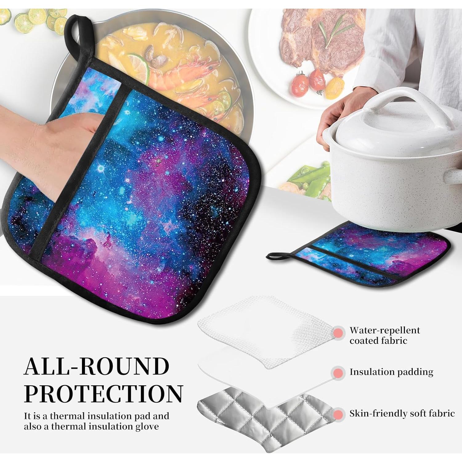 Agarradera de Cocina JYCardPKT Resistente al Calor 20.5x20.5cm