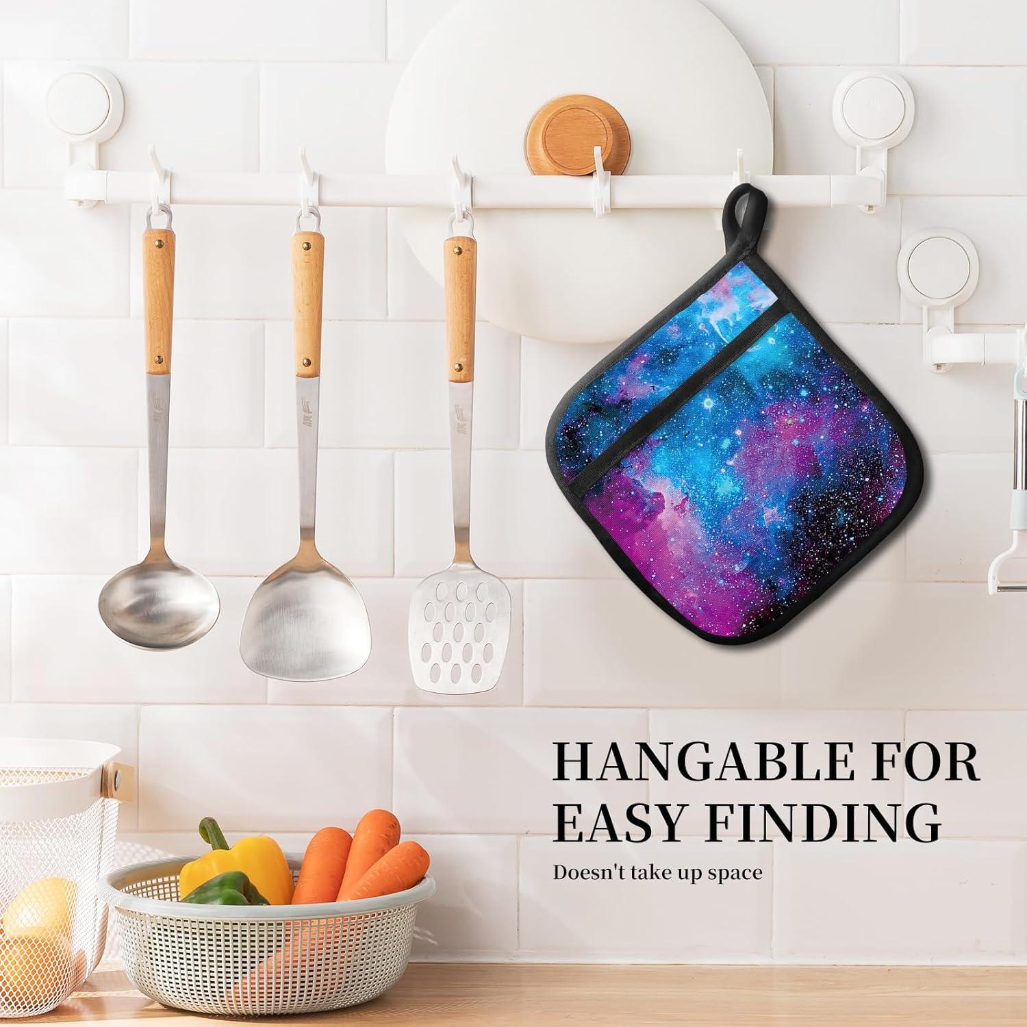 Agarradera de Cocina JYCardPKT Resistente al Calor 20.5x20.5cm