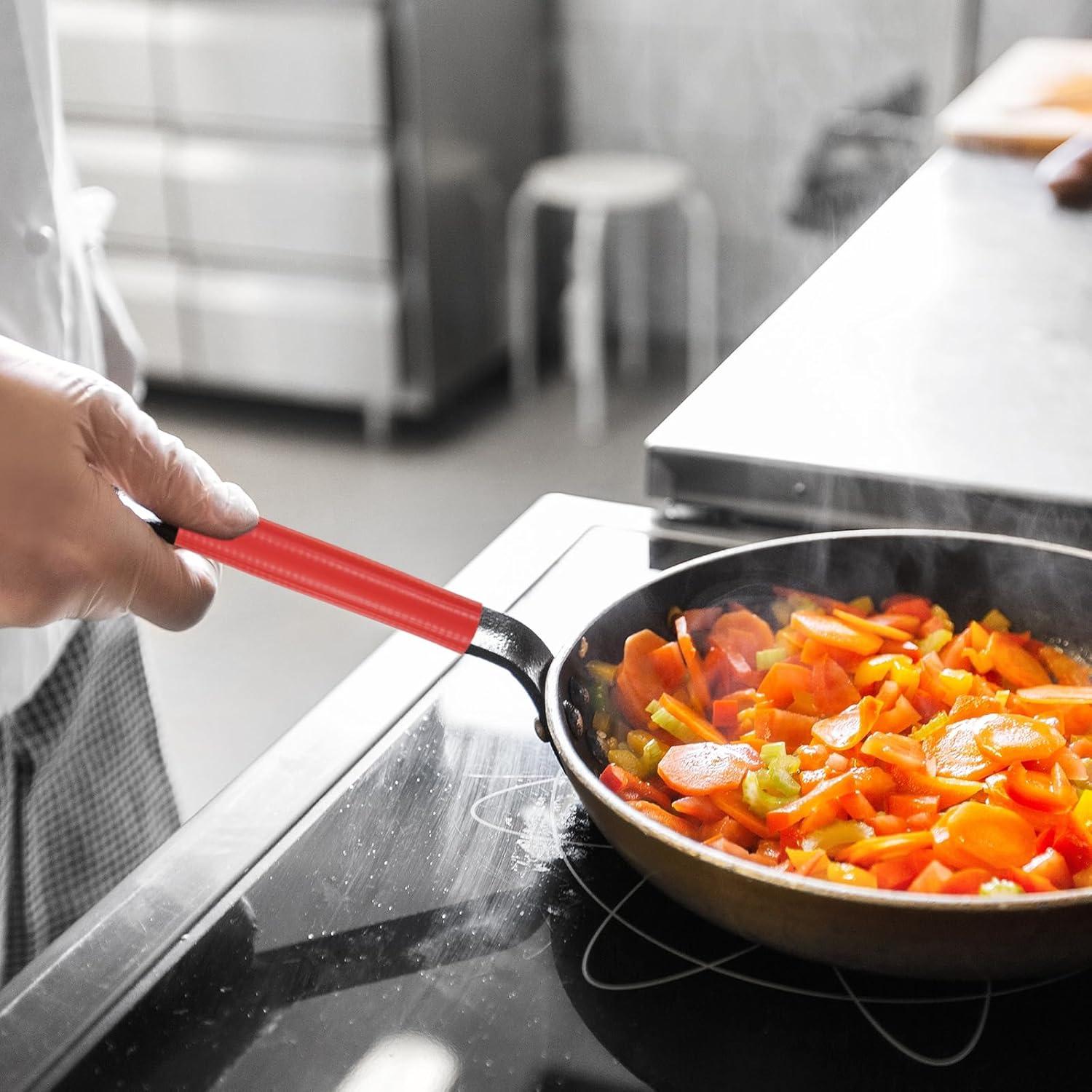 Manga de Silicona para Manija de Sartén uxcell Gris M 18cm