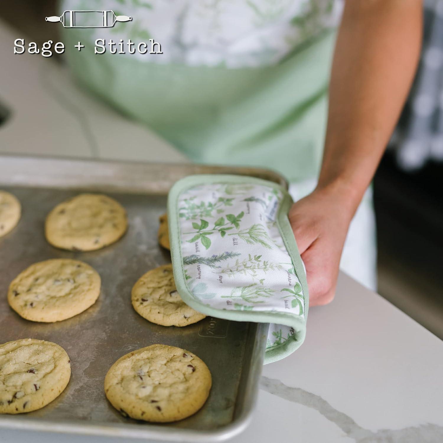 Set de 2 Agarraderas Resistentes al Calor Sage y Stitch 18x23cm