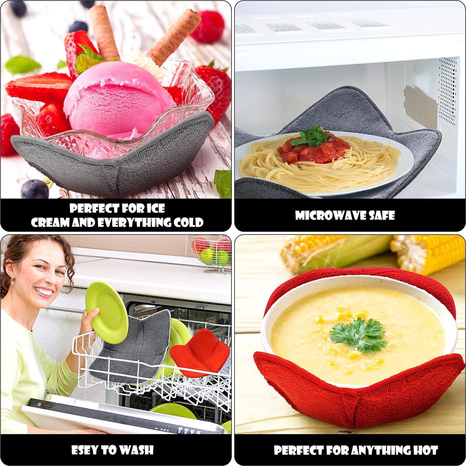 Soportes para Tazones Patelai 6 Piezas 3 Tamaños Microondas