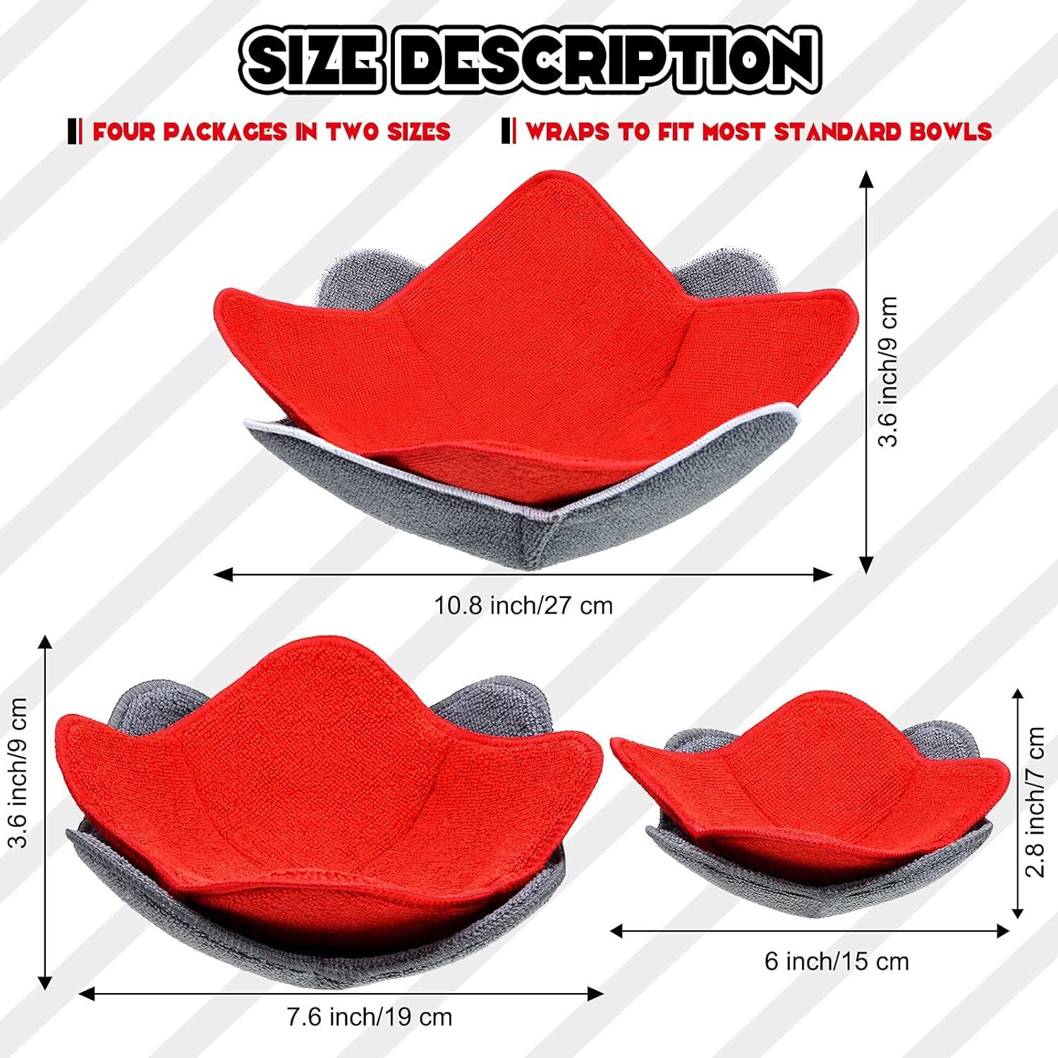 Soportes para Tazones Patelai 6 Piezas 3 Tamaños Microondas
