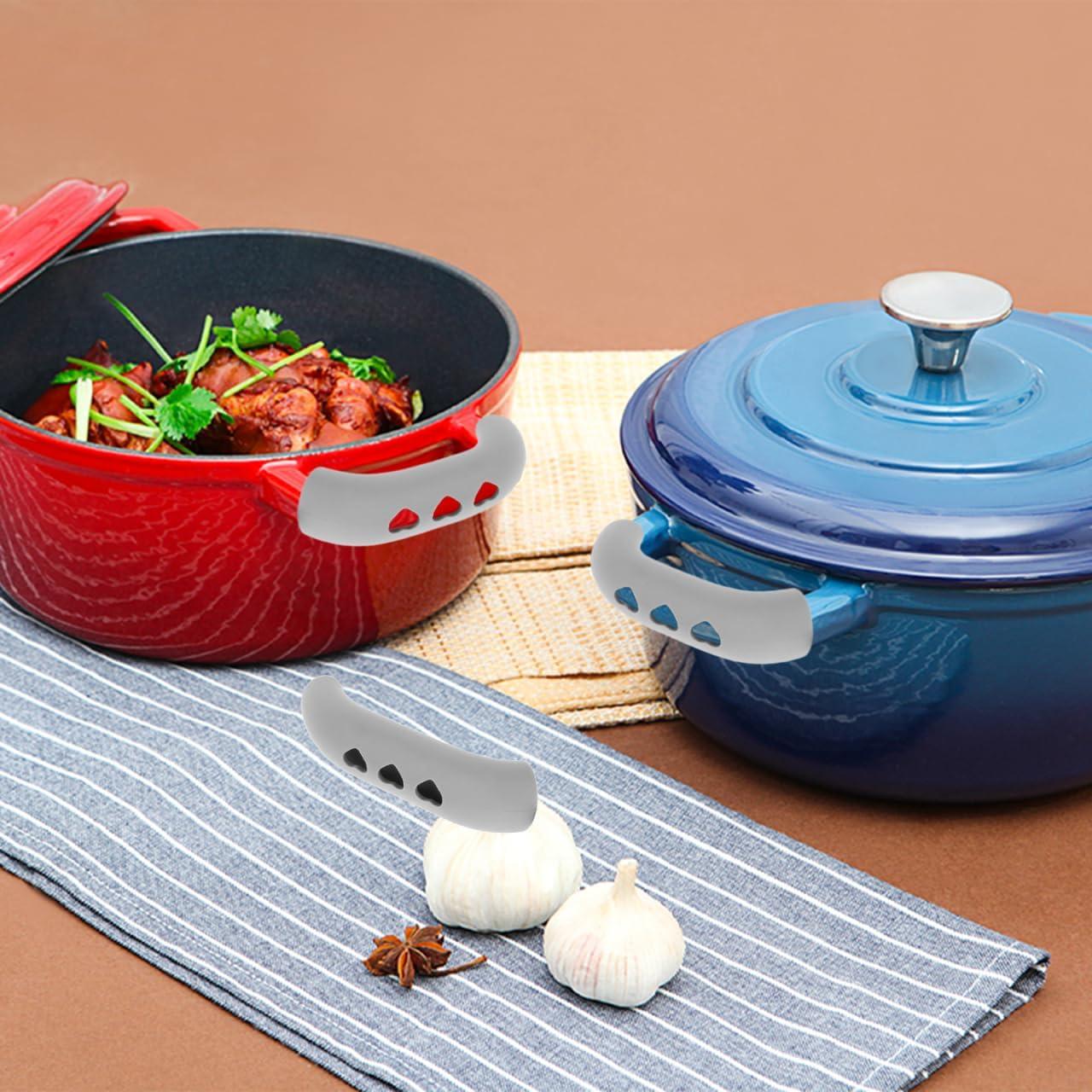 Mangas de Silicona Housoutil para Sostenedores de Calor 10PCS