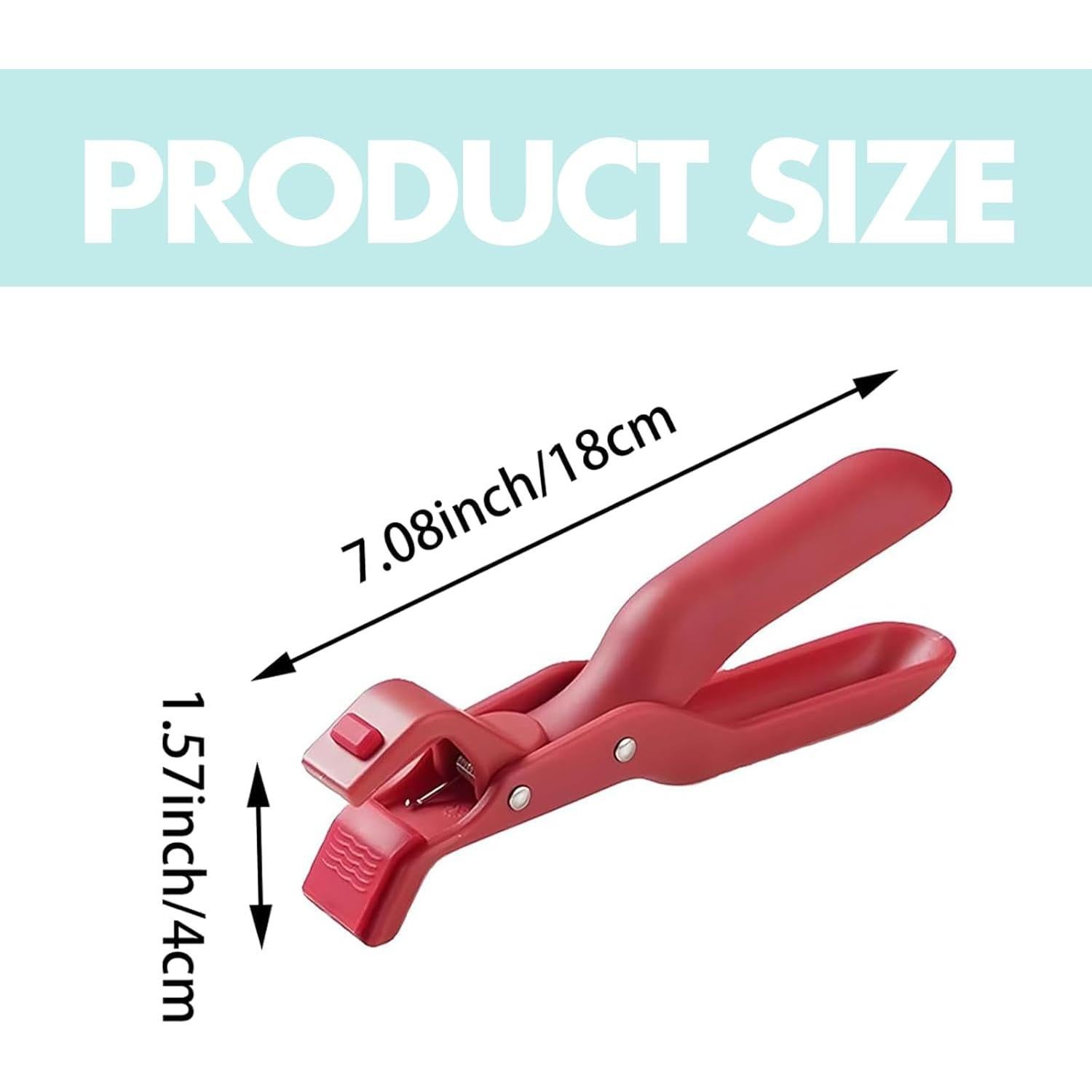 4 Pcs Pinzas de Silicona Antideslizantes para Cocina