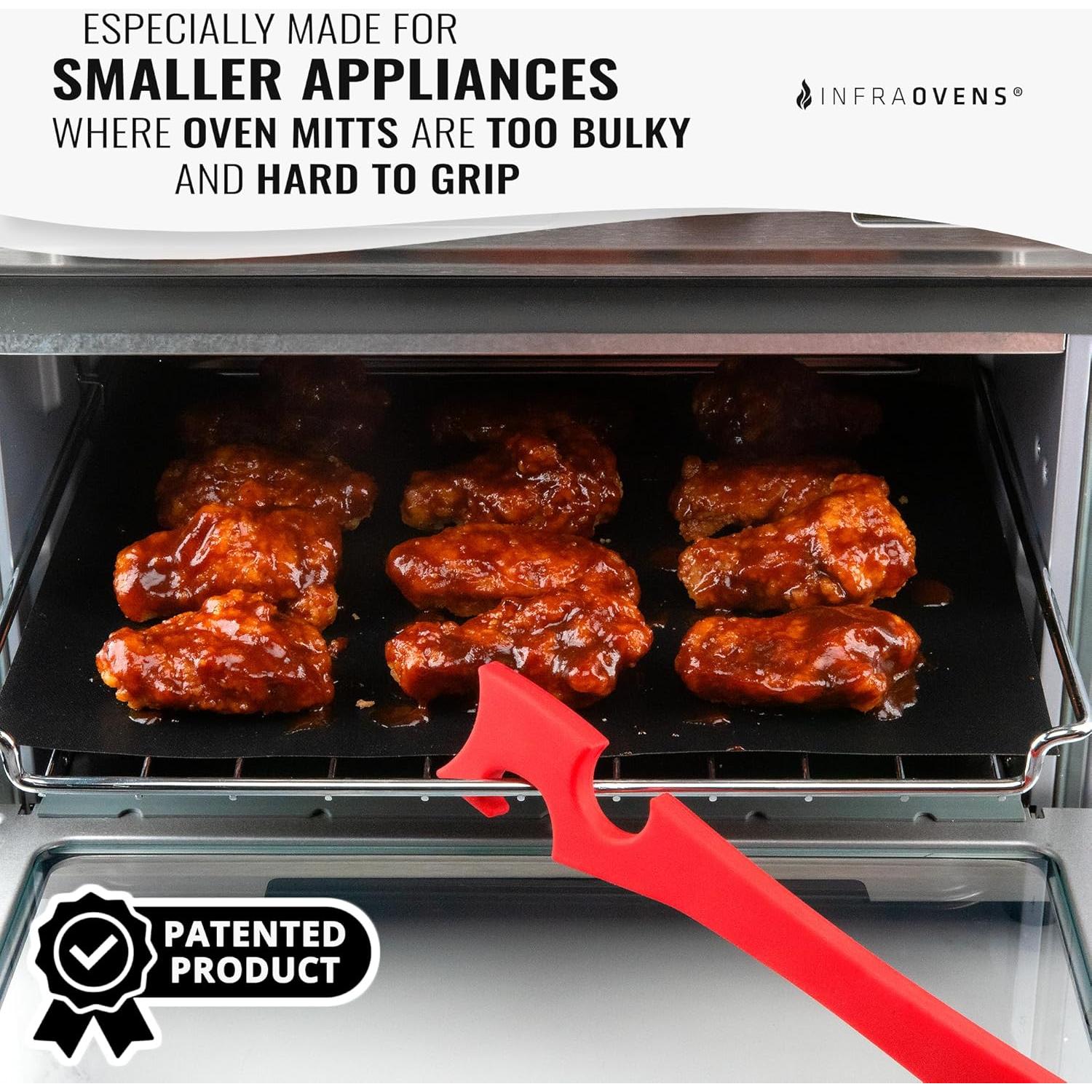 Protectores de Parrilla de Horno Infraovens 2-Pack Silicona