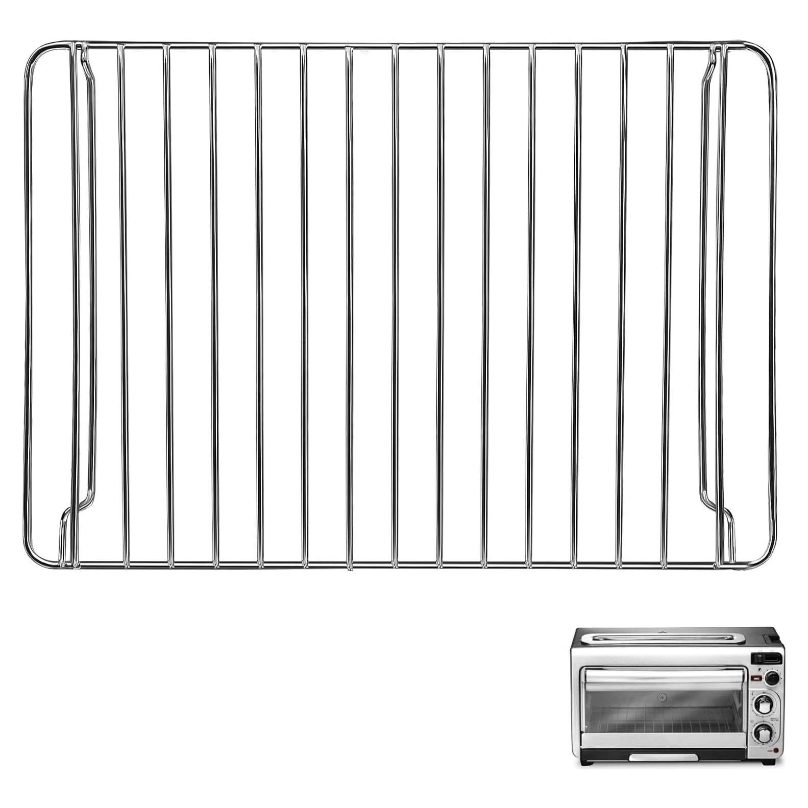 Countertop Toaster Oven Wire Rack for Hamilton Beach, 12.6×9 IN Stainless Steel Food Grade Toaster Oven Accessories Replacement Parts, Dishwasher Safe