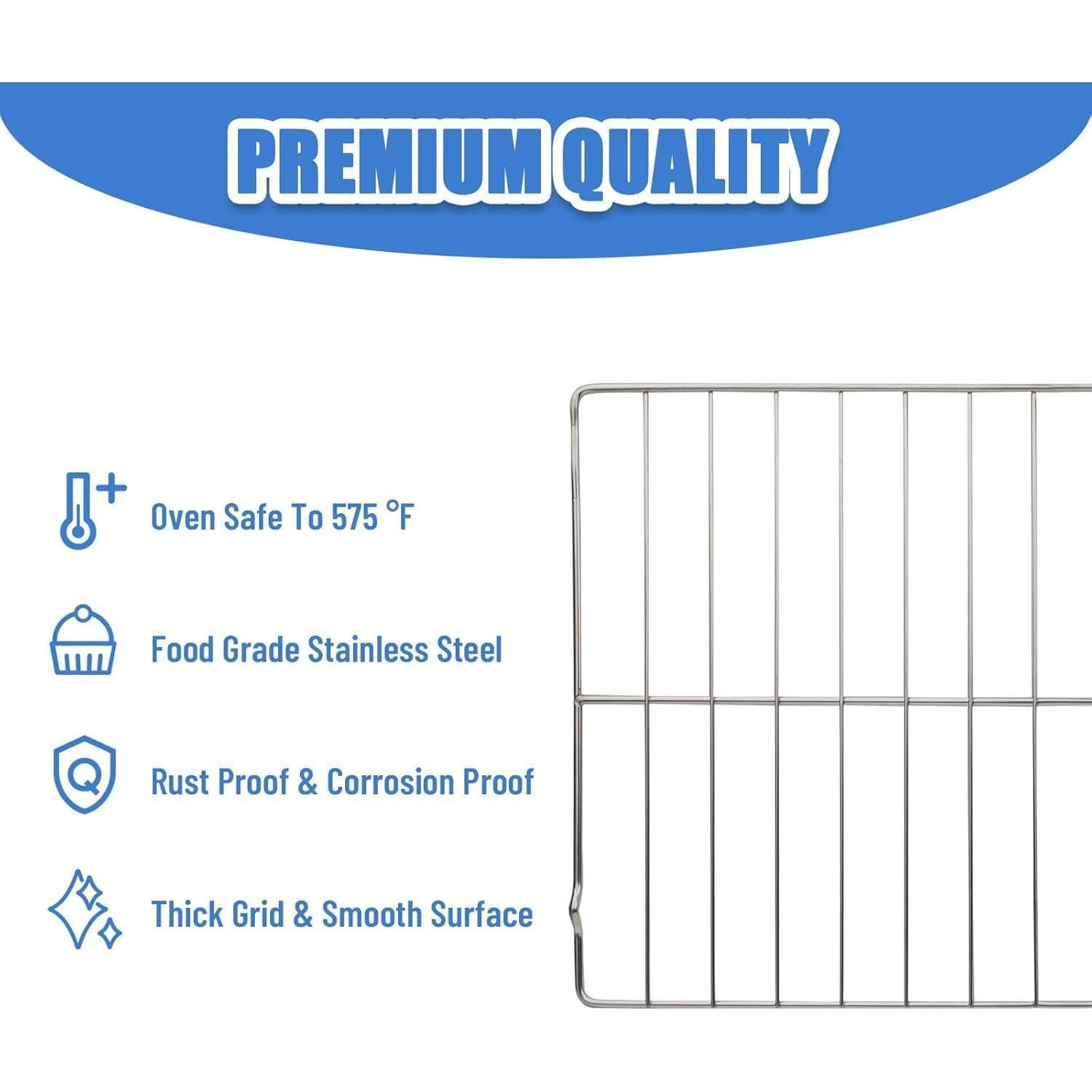 Rejilla de horno IHOUMEX 316496201 61.43 x 40.64 cm acero inoxidable