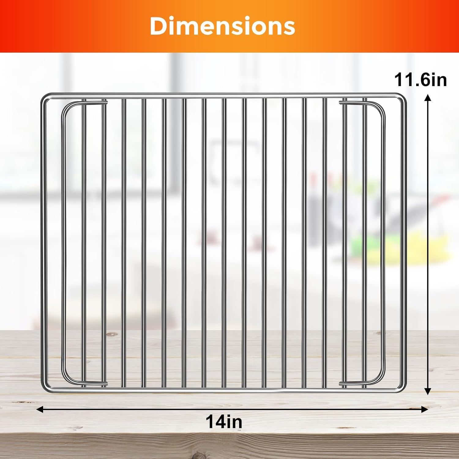 Rejilla para Horno de Aire GWY Acero Inoxidable 35.56x29.46 cm