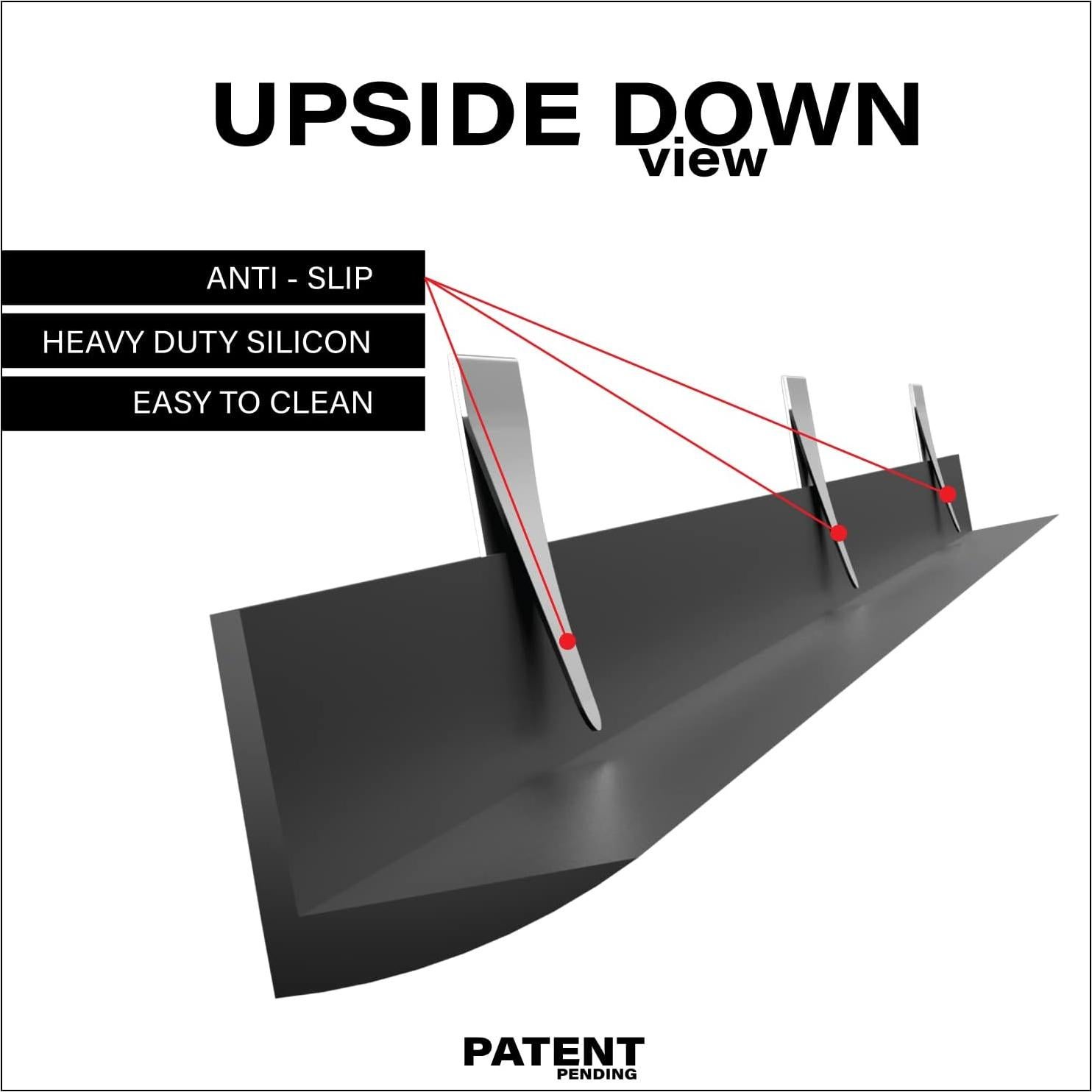 Cubiertas de Grietas de Silicona con Clips de Acero Inoxidable - 2 Pcs